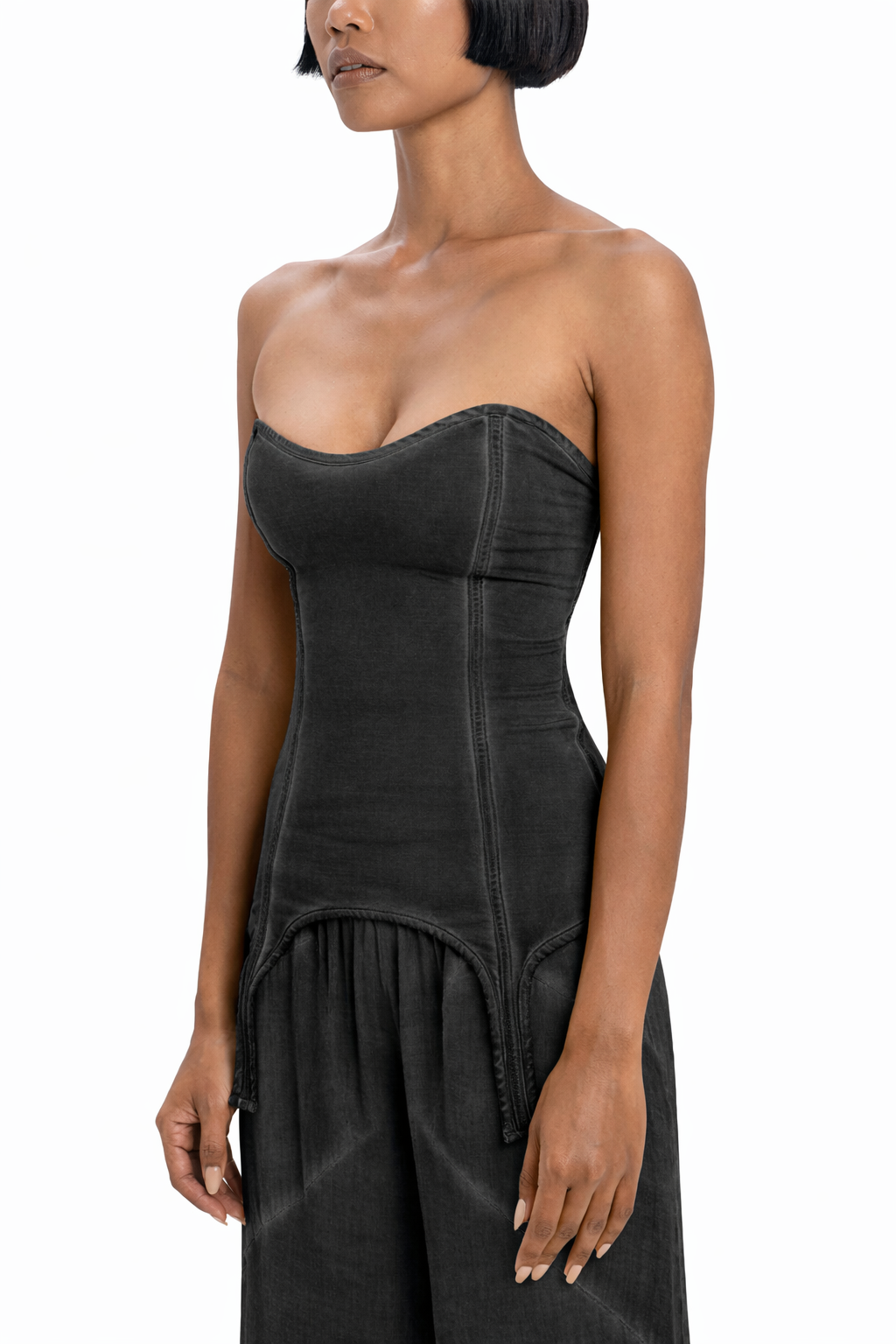 Lycra Top In Black