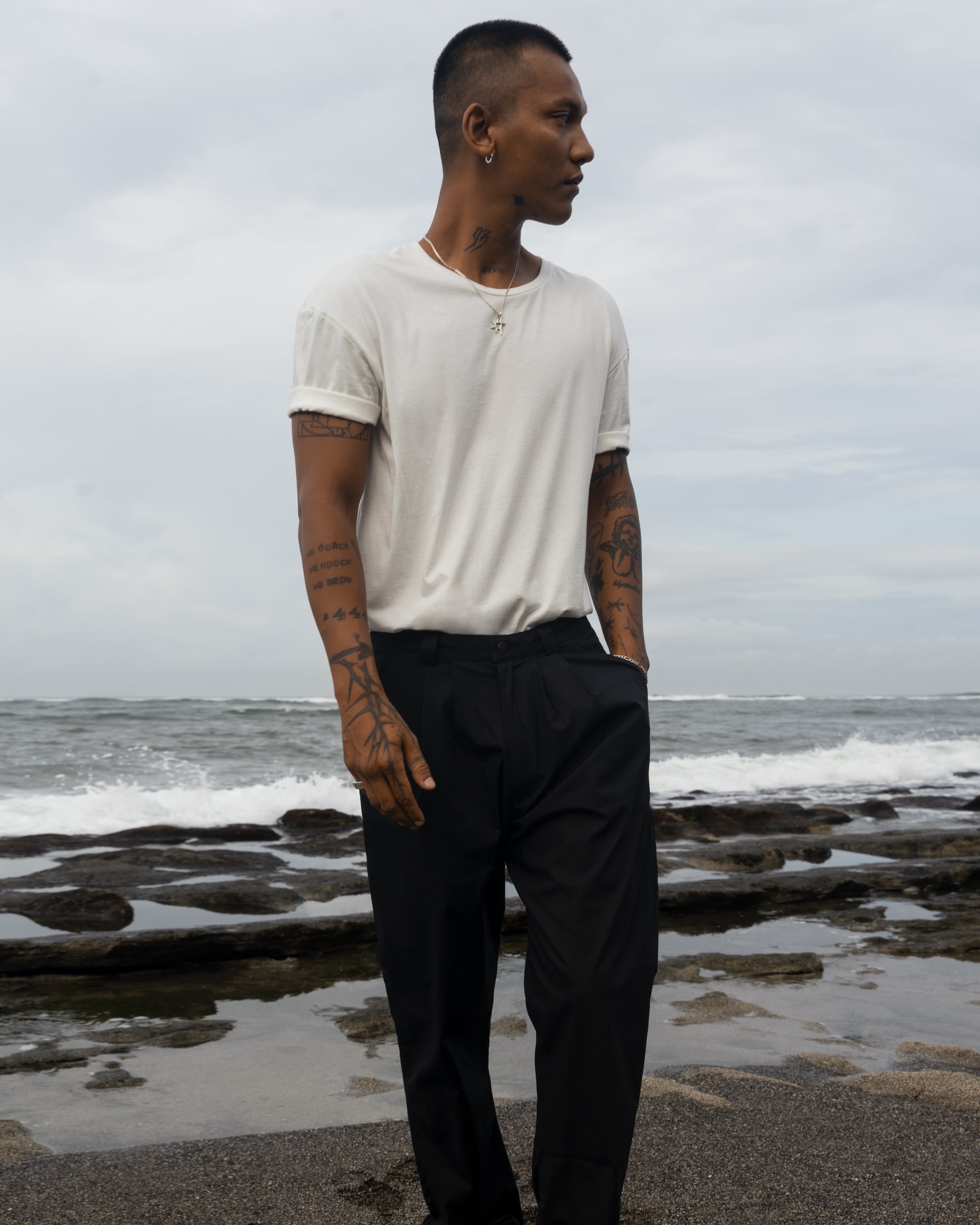 Pleated Pants