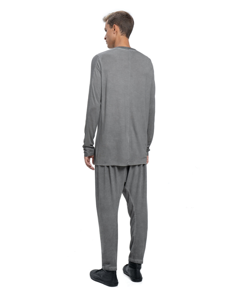 Lyocel long sleeve in grey - DESU clothing