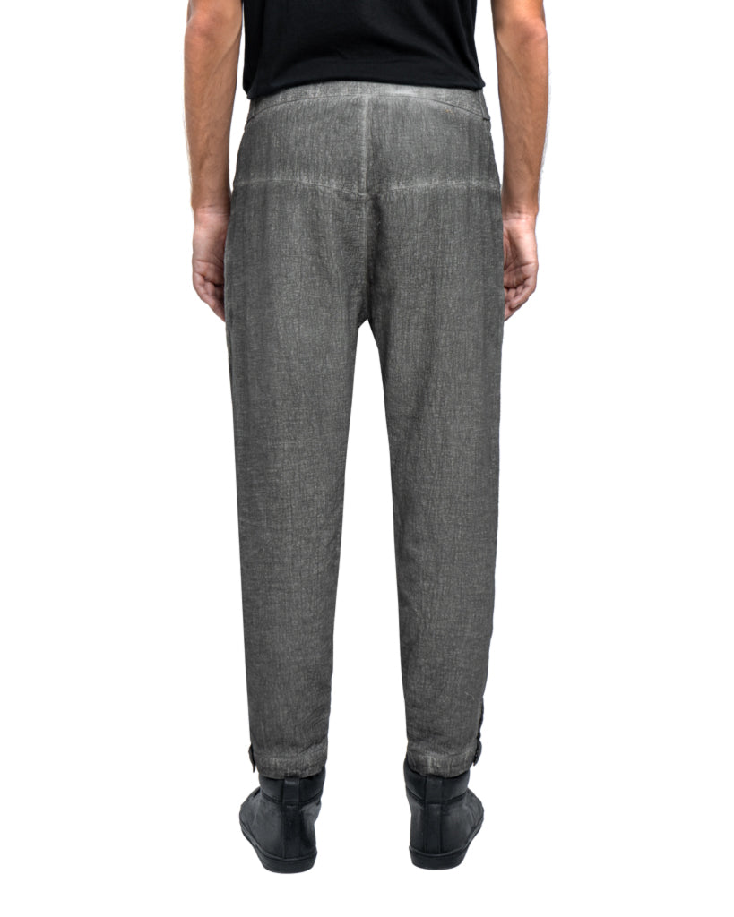 Crinkle pants in grey - DESU clothing