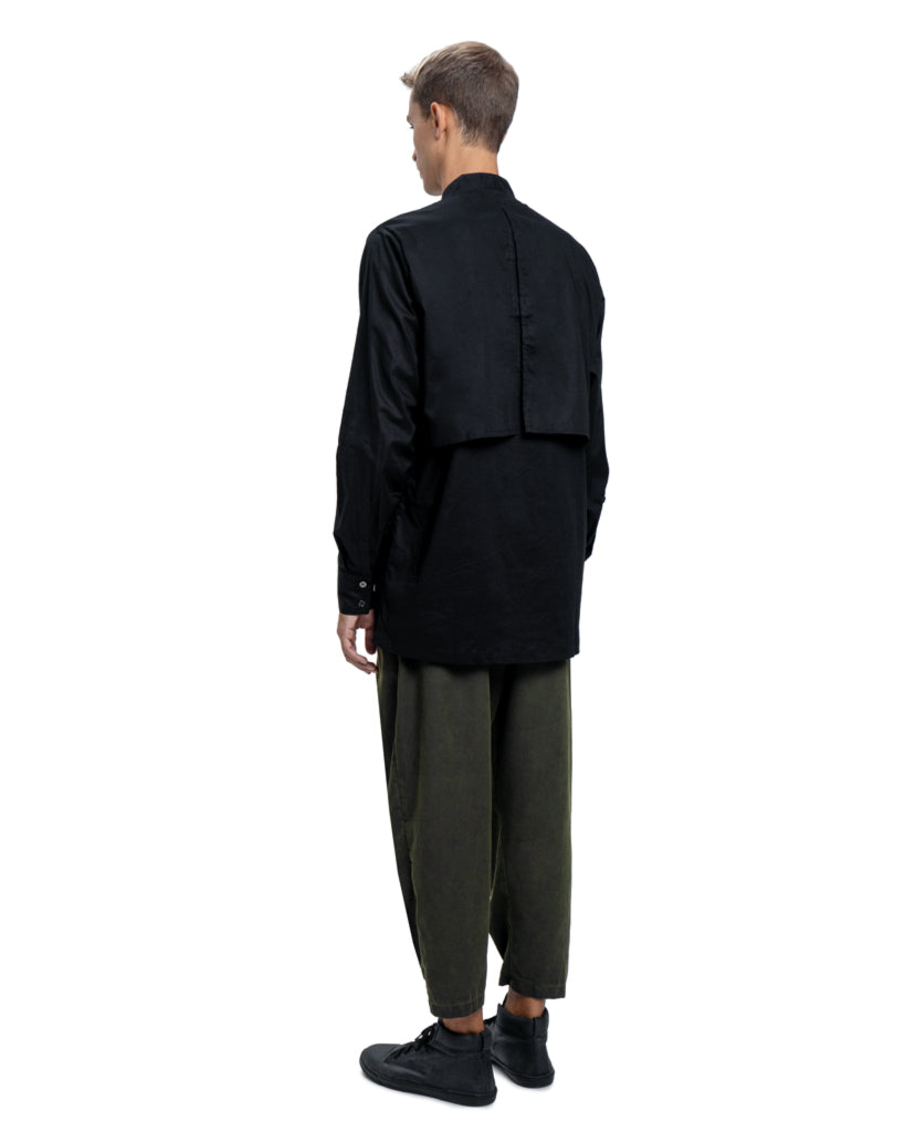 Tipis button up shirt in black - DESU clothing