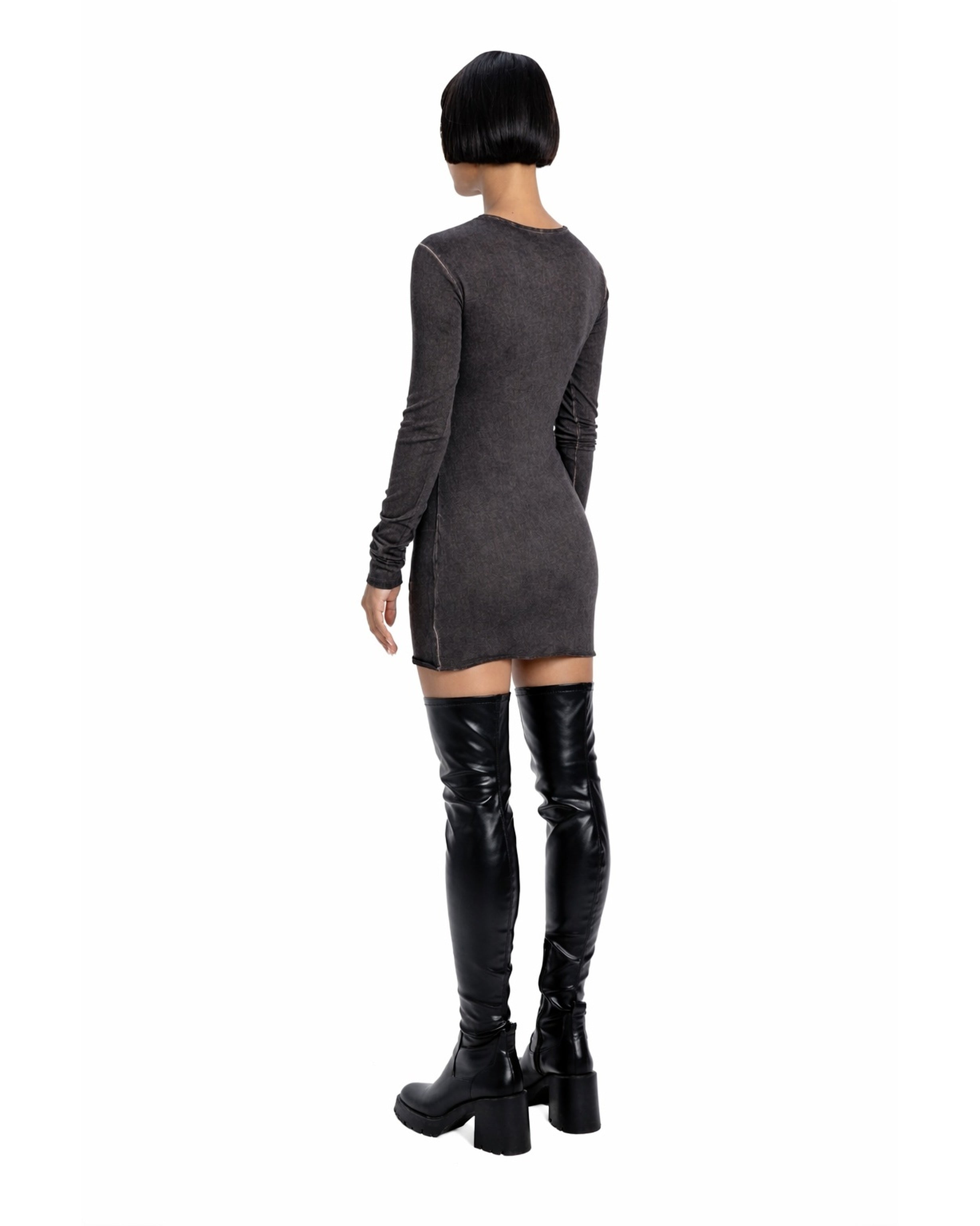 Long Sleeve Dress in Black