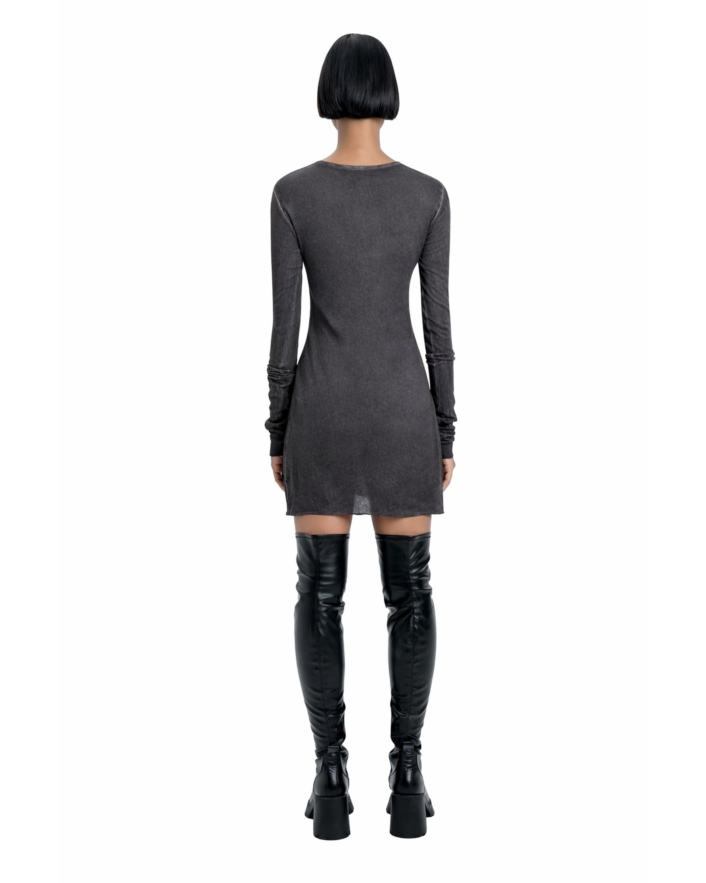 Long Sleeve Dress in Black