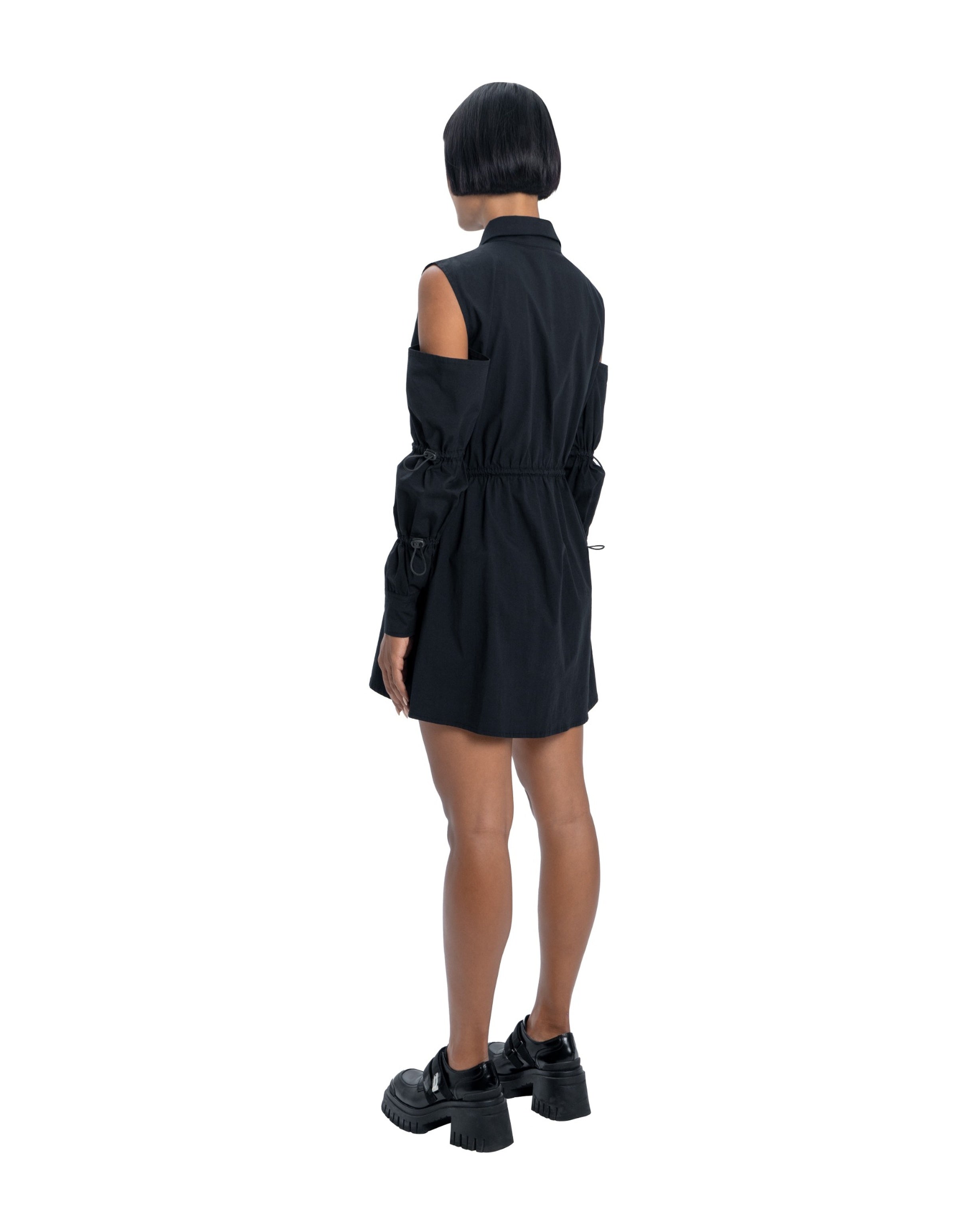 Dress With Stopper In Black