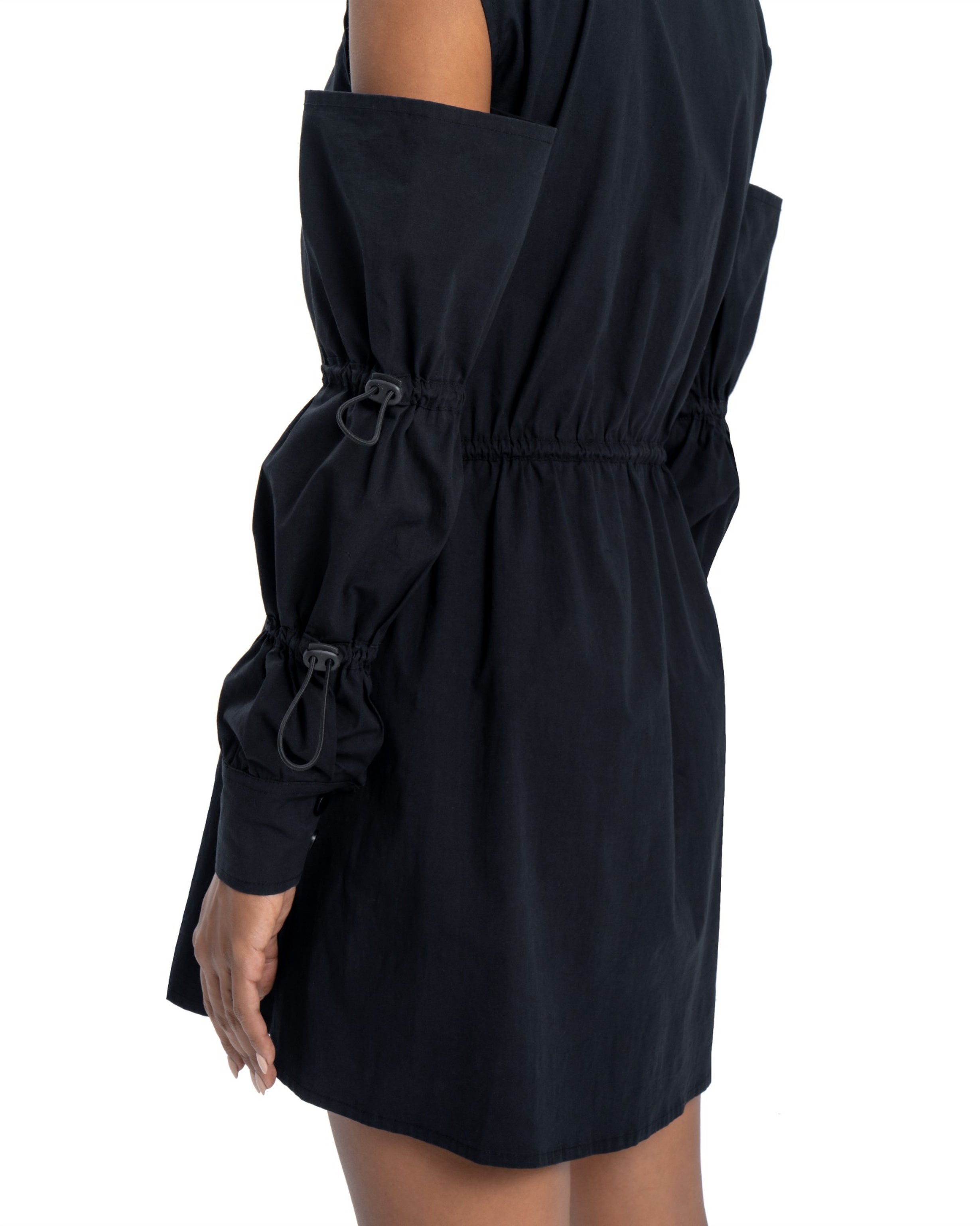 Dress With Stopper In Black