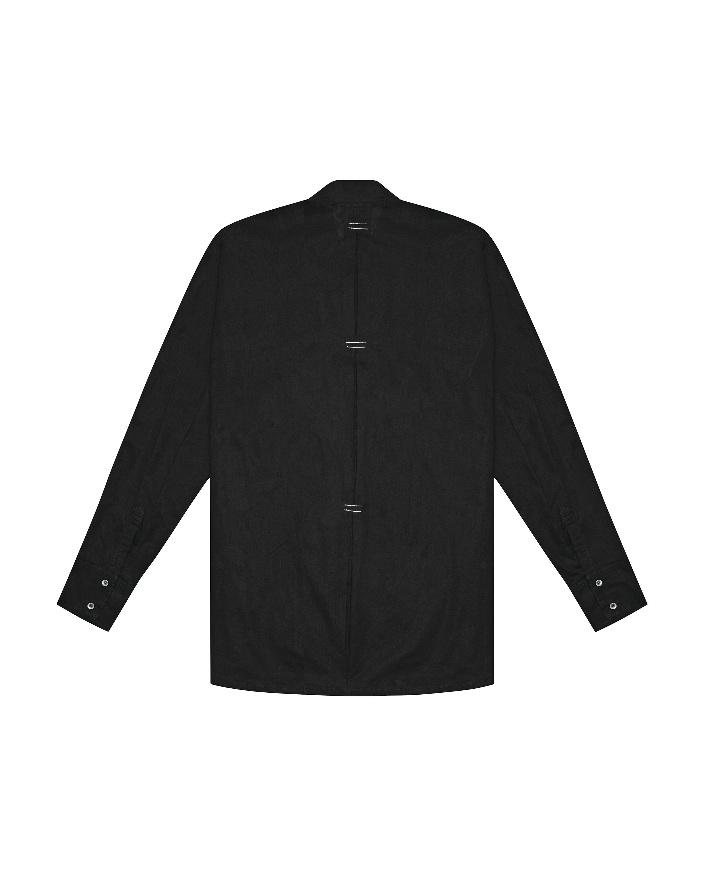 Men japanese shirt in black