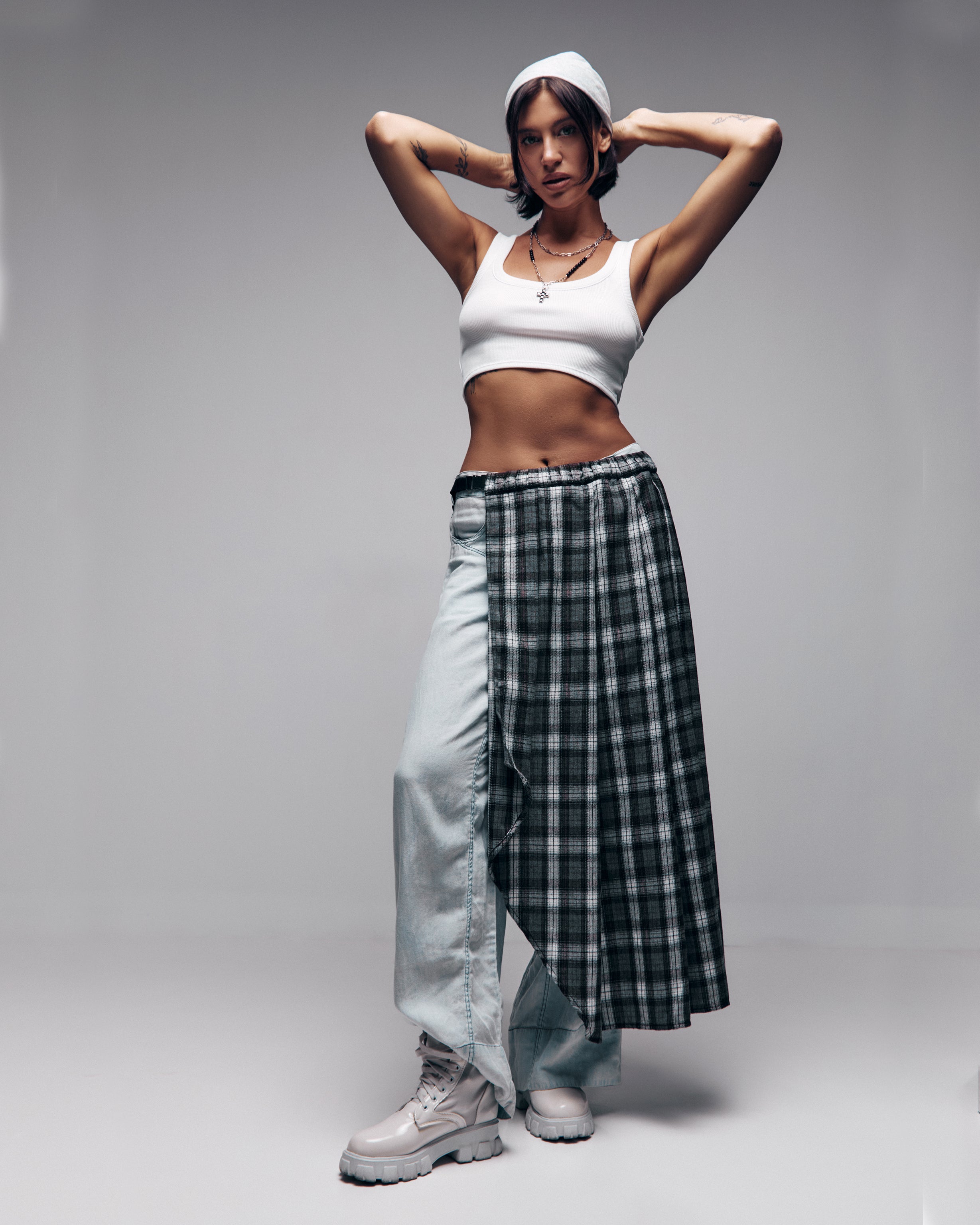 Kilt Flannel Skirt