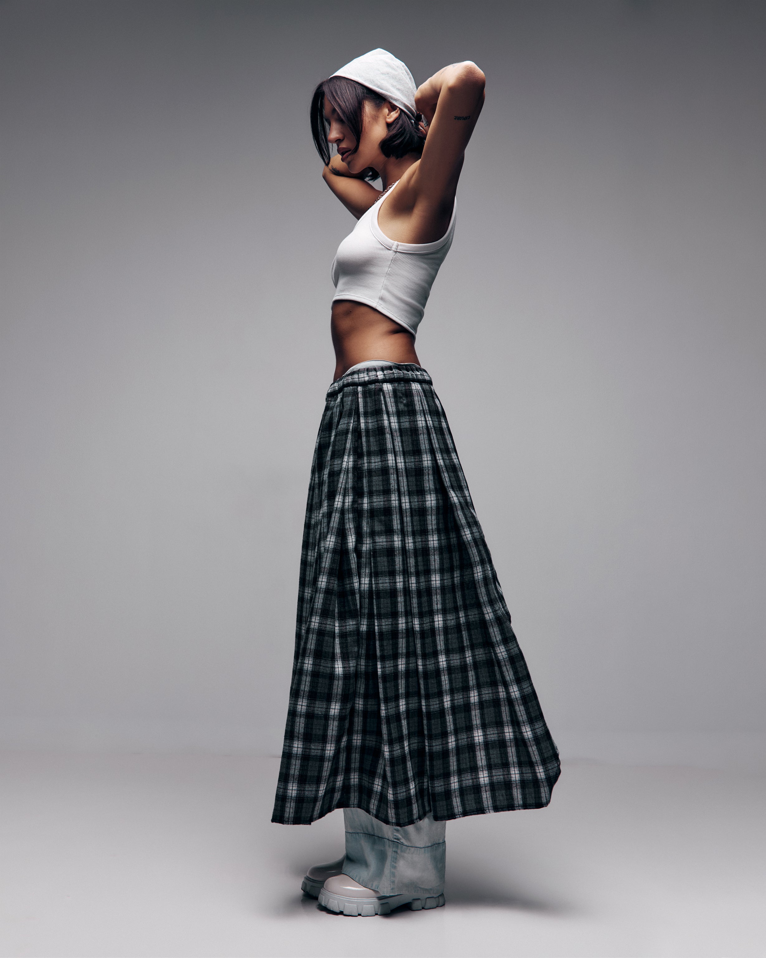 Kilt Flannel Skirt