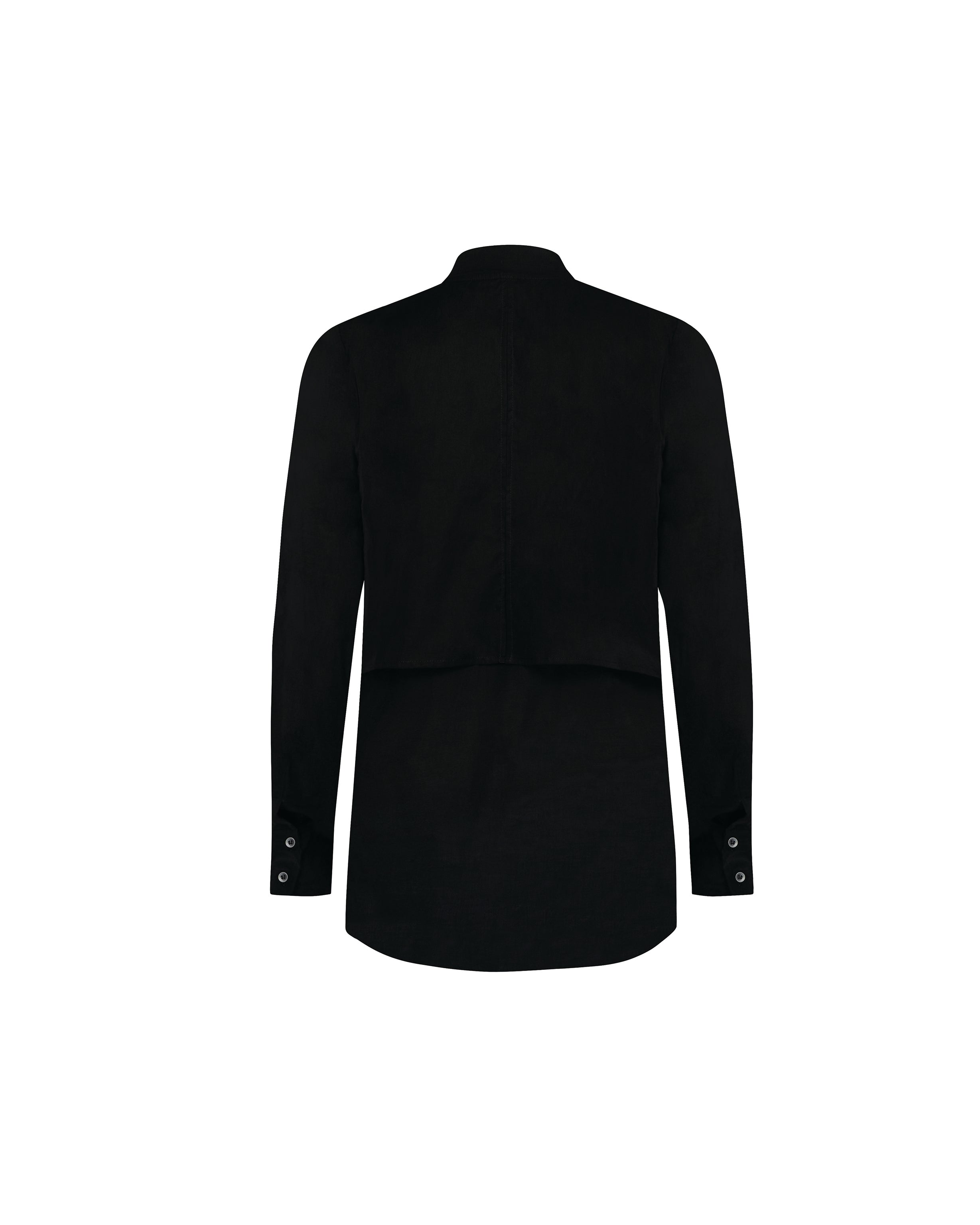 Lightweight button up shirt in black