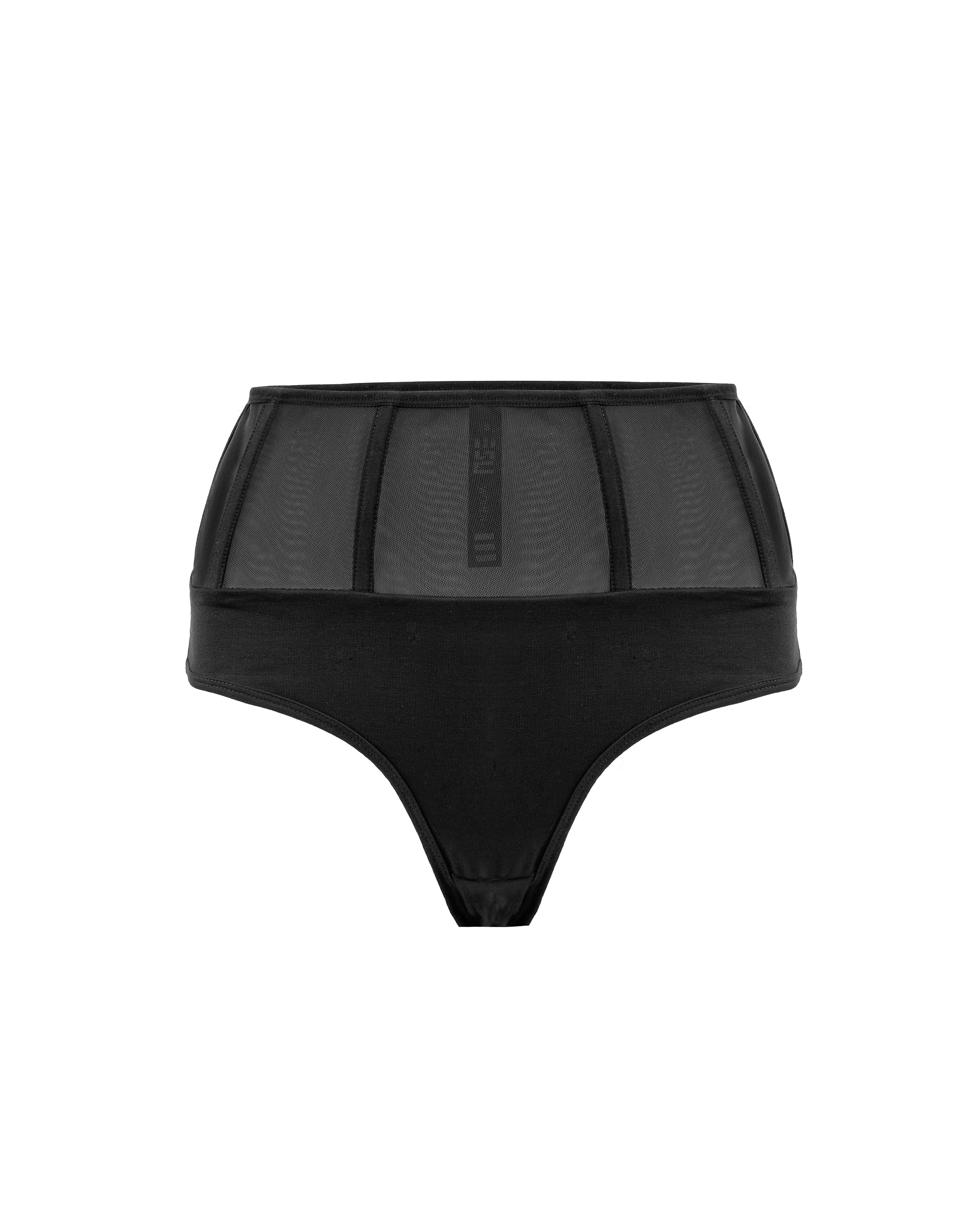 Net underwear in black