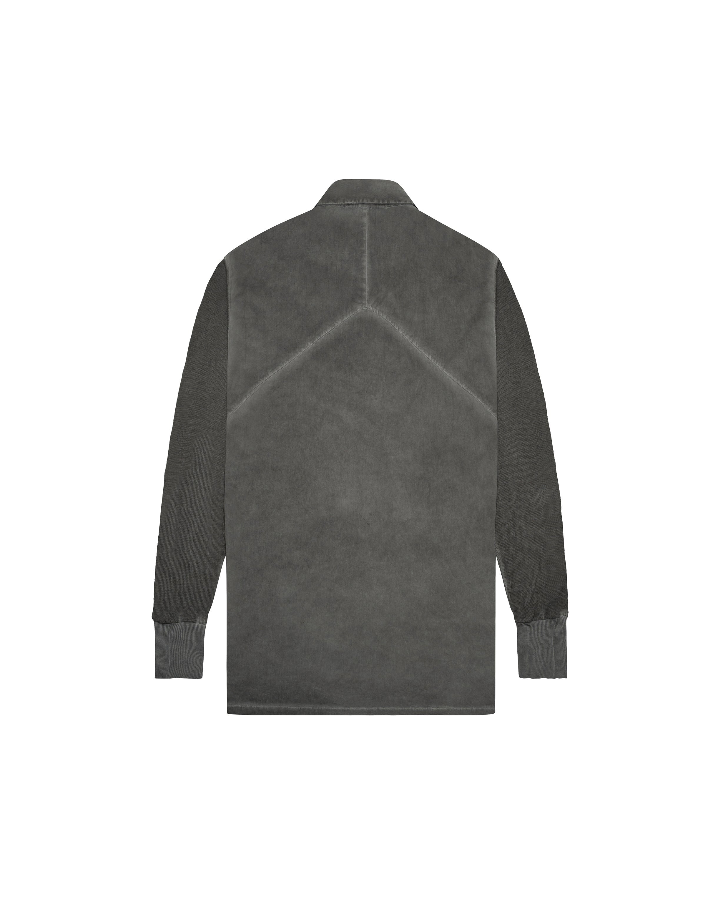 Shirt with front pockets in grey