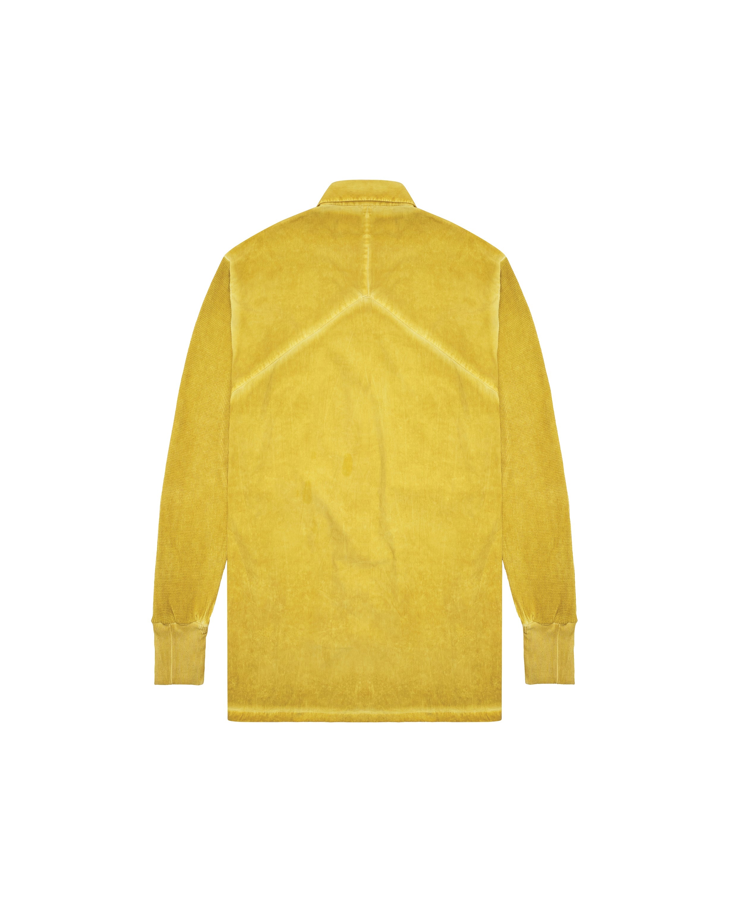 Shirt with front pockets in yellow