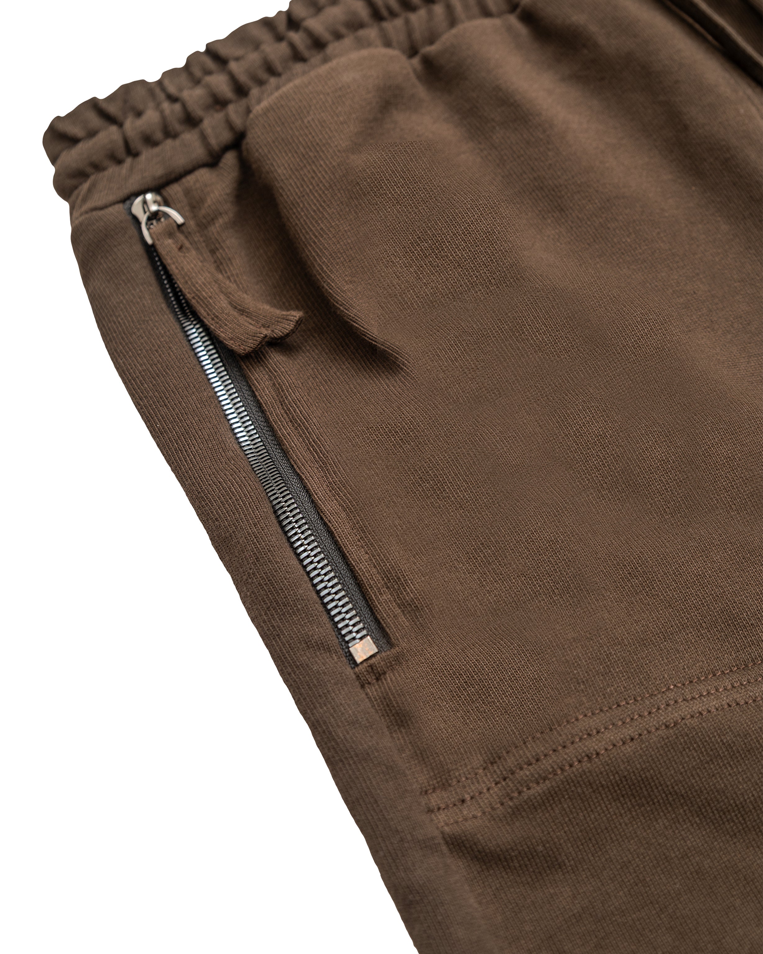 Terry shorts in brown