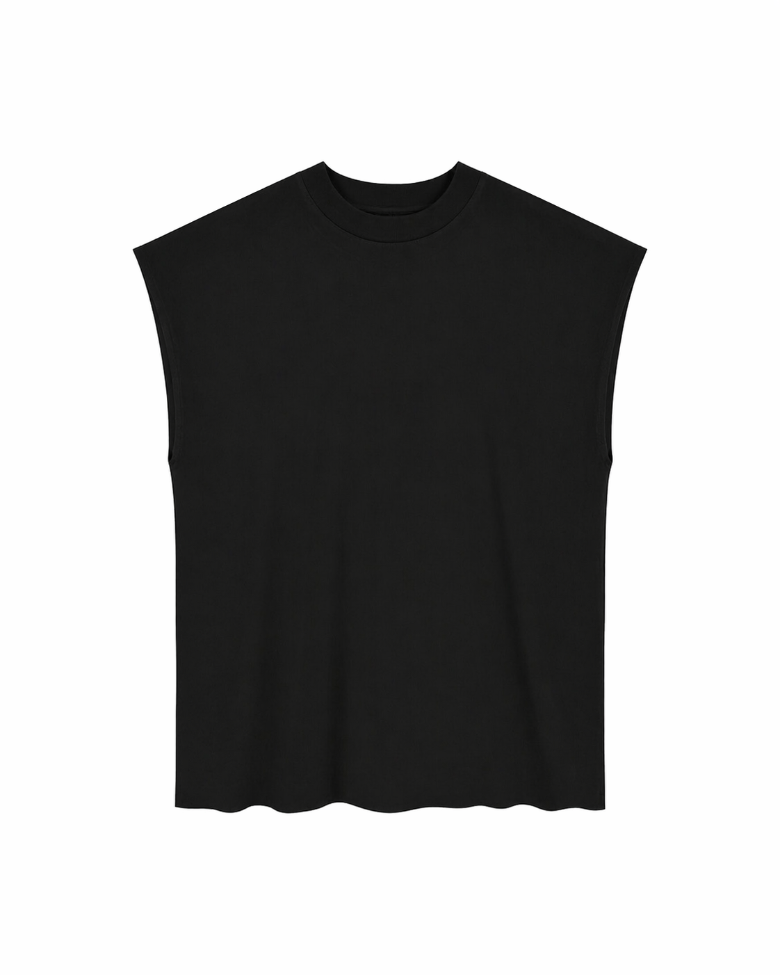 Turtle Neck T-shirt in black