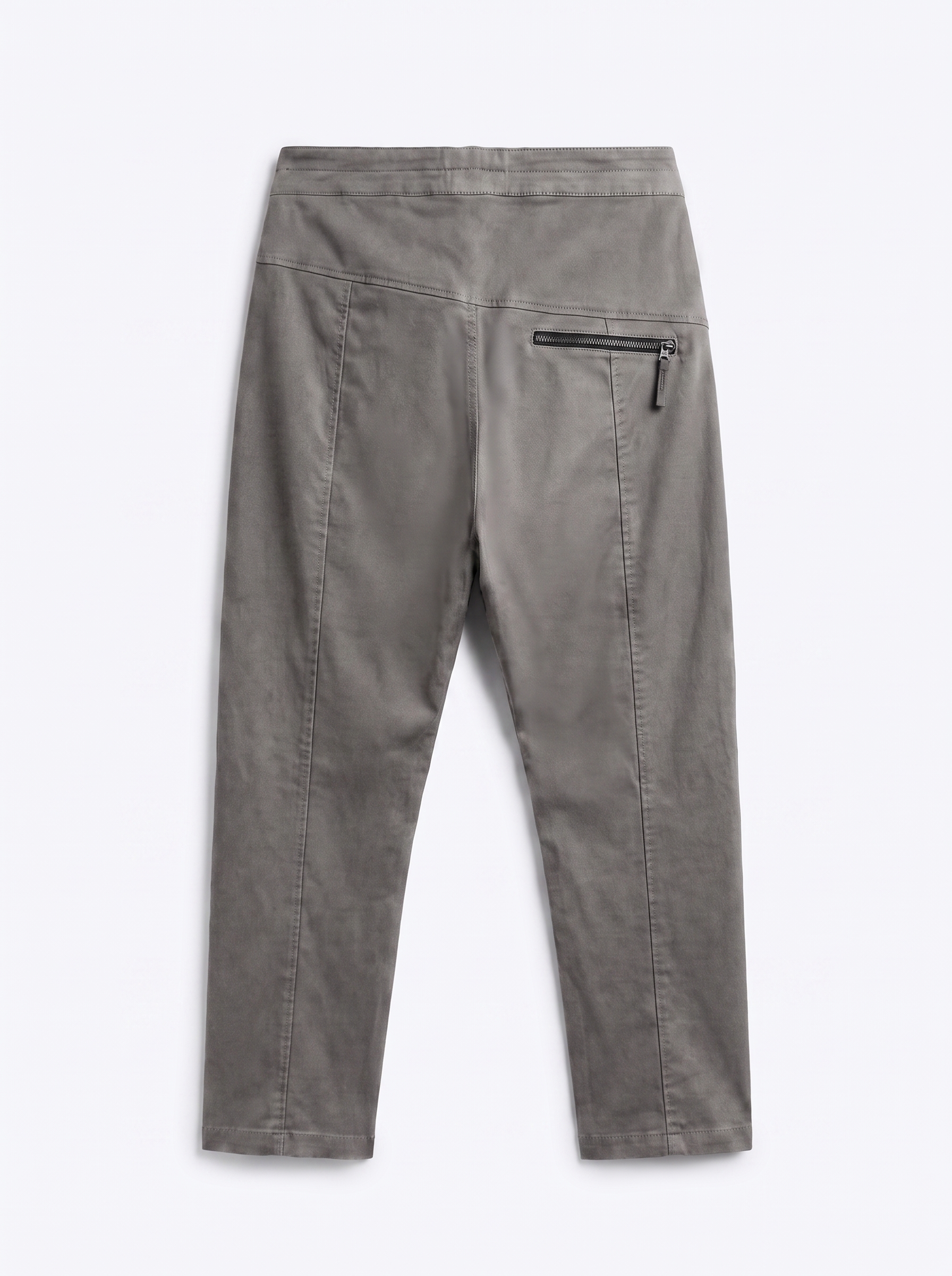 Zipper pocket pants in grey
