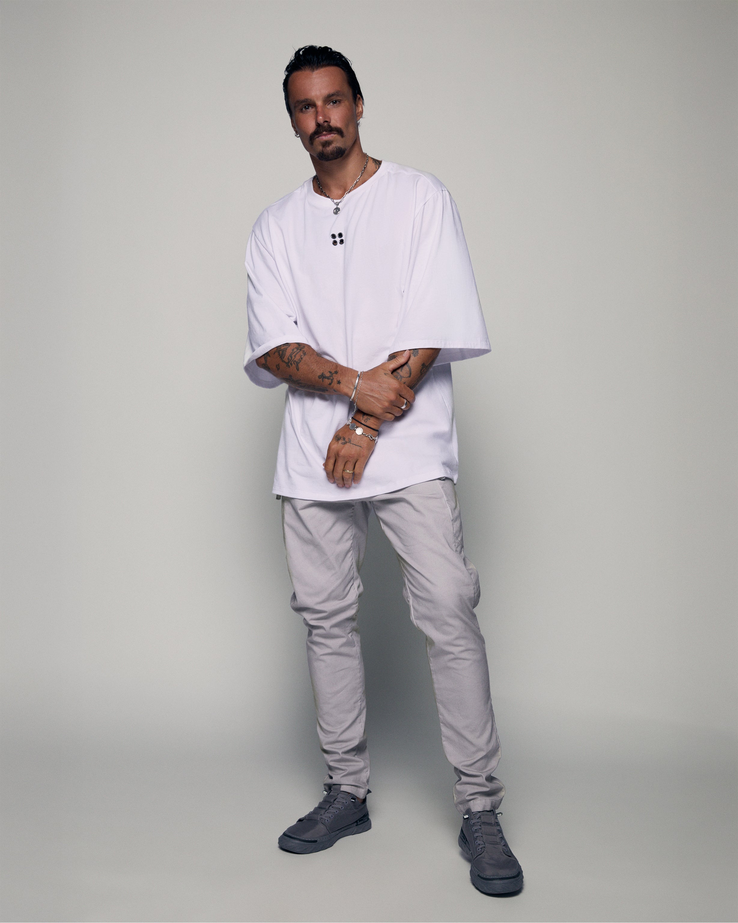 Cargo man pants in light grey