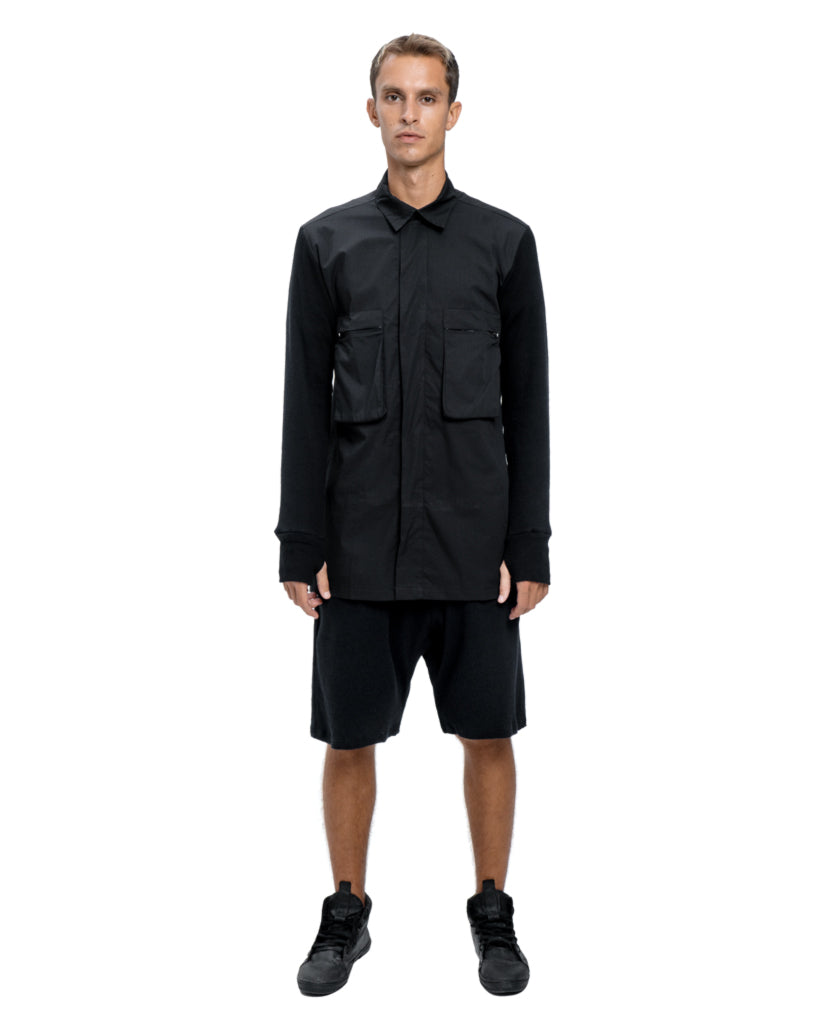 Combo jacket in black - DESU clothing