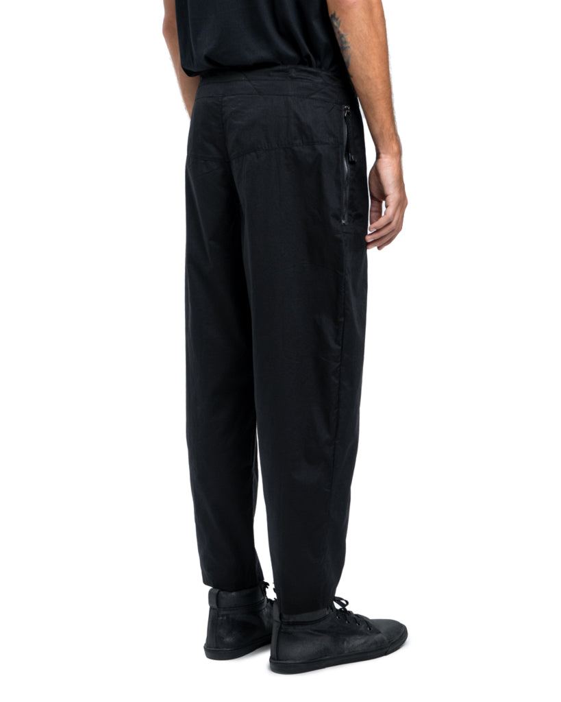 Line zipper pants in black - DESU clothing