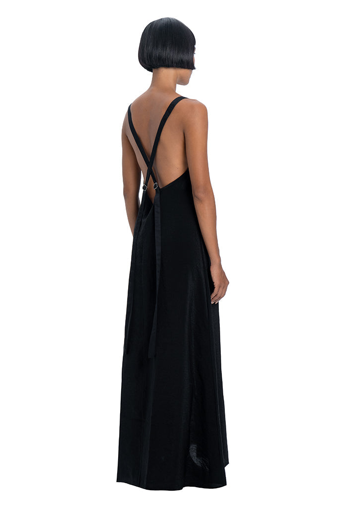 Maxi dress in black - DESU clothing
