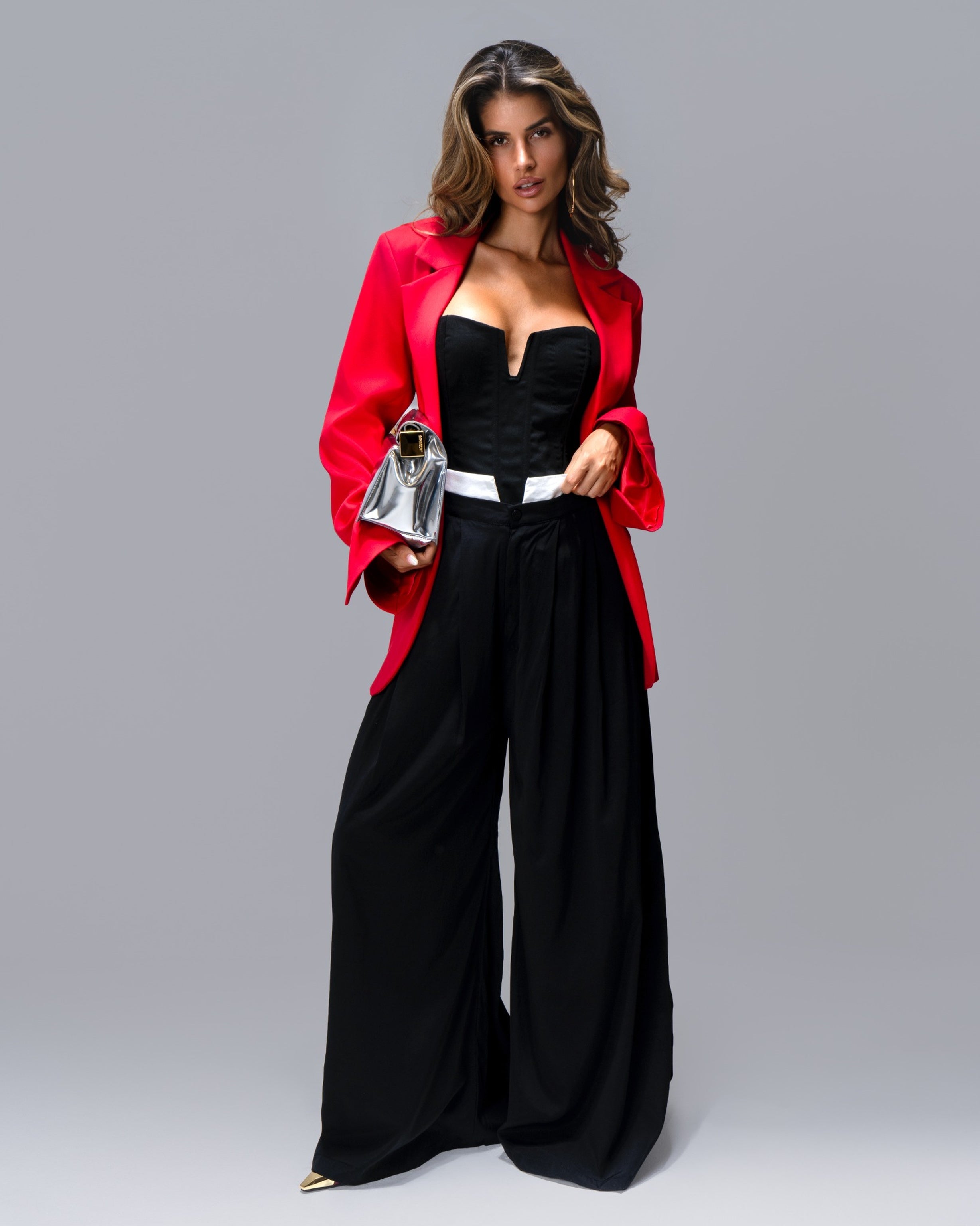 Palazzo pants in black