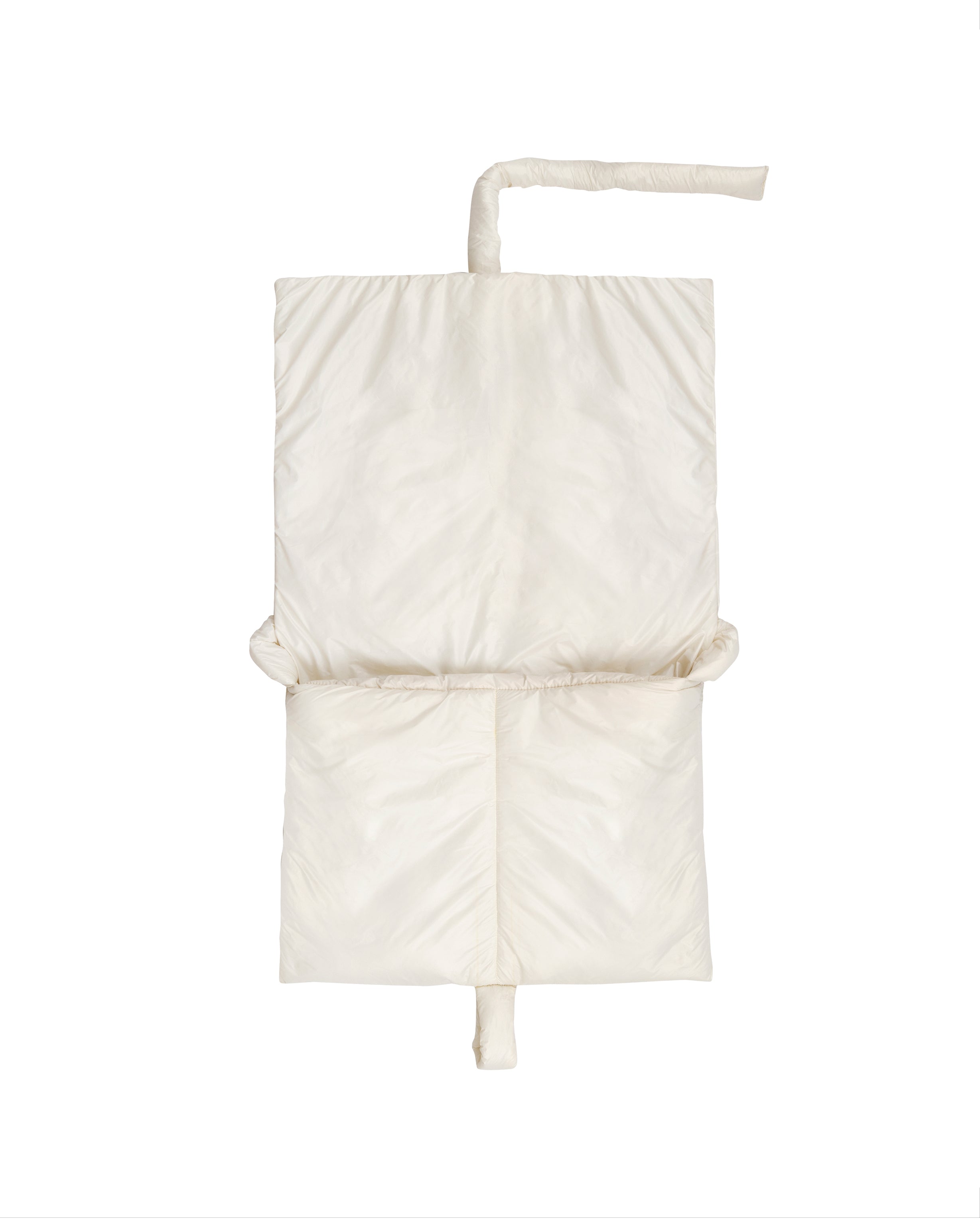 Nylon bag in cream