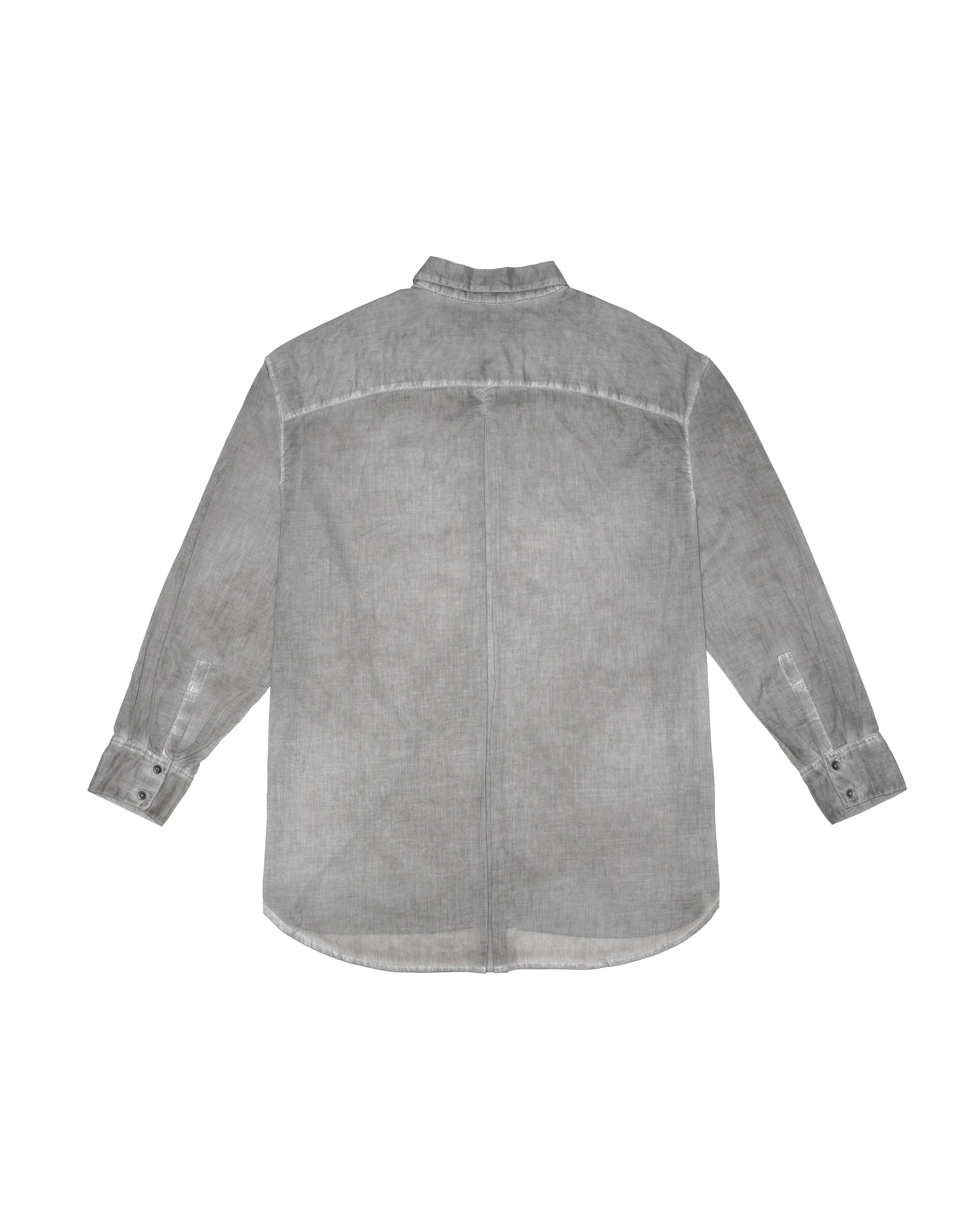 Oversize unisex shirt in grey