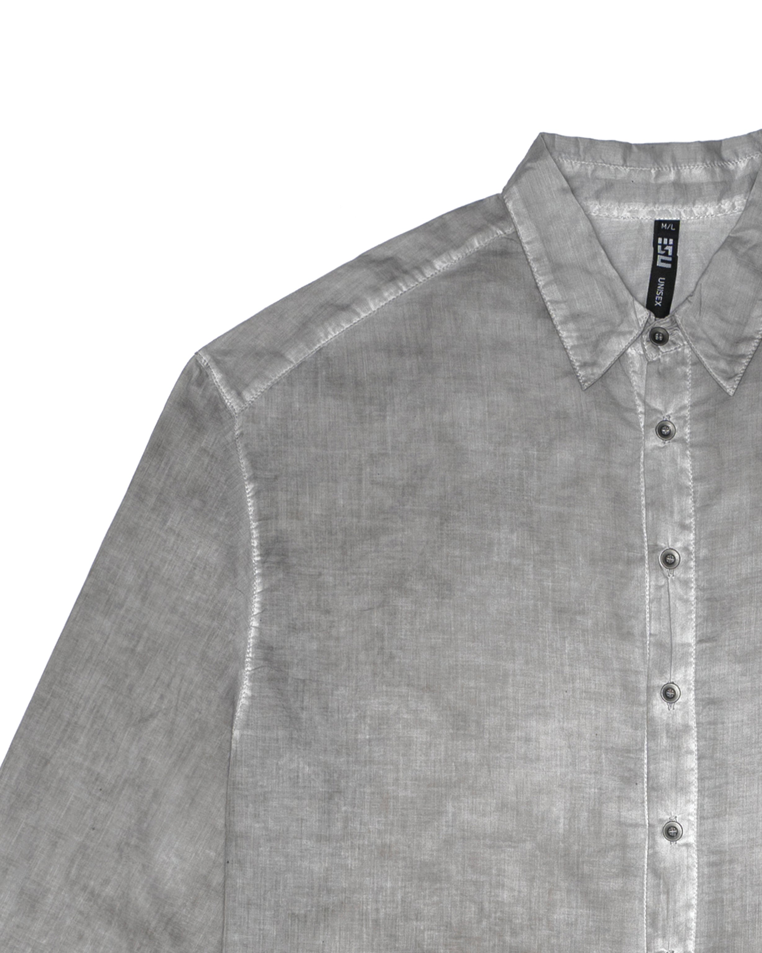 Oversize unisex shirt in grey