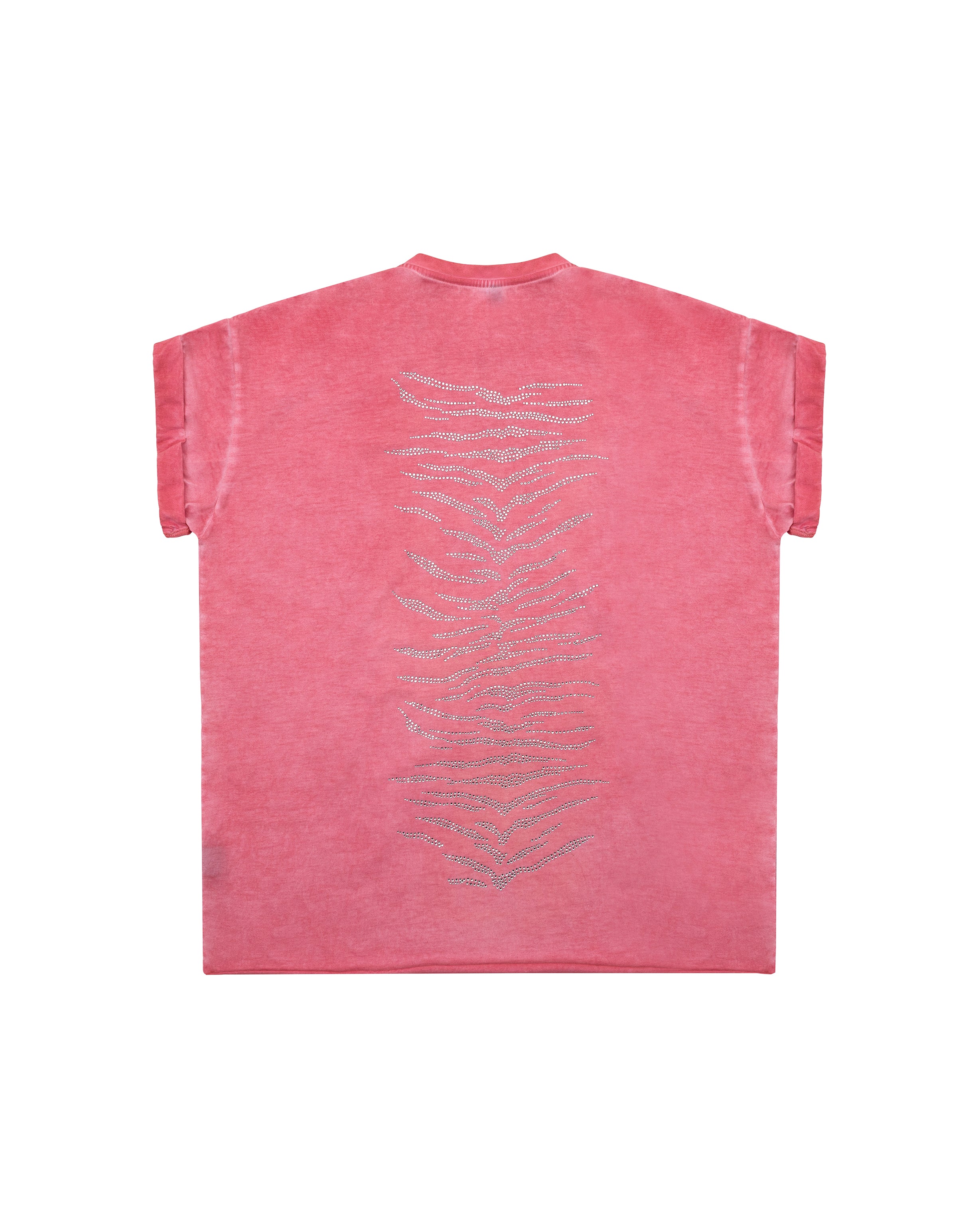 Rhinestone T-shirt in Pink