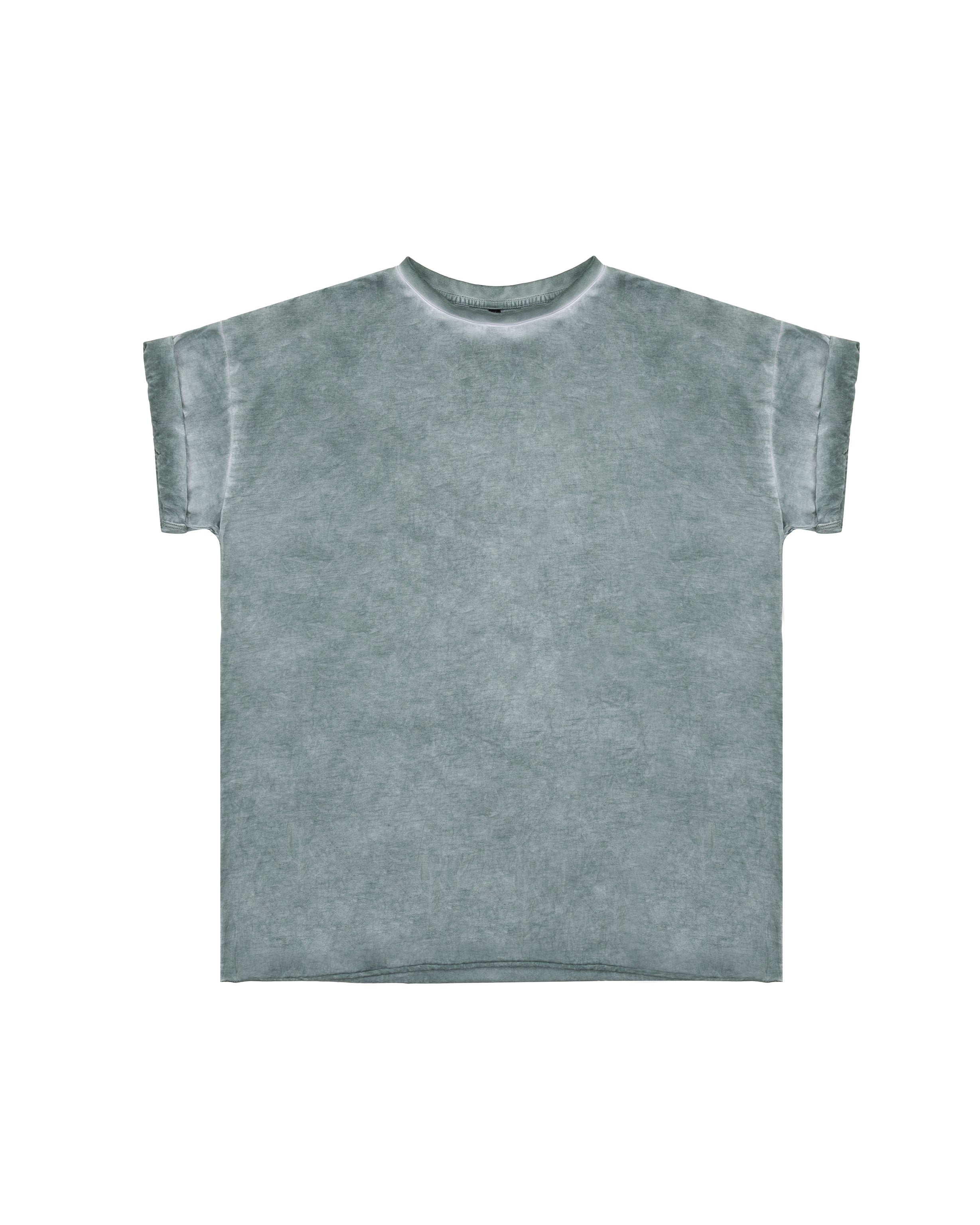 Rhinestone T-shirt in turquoise