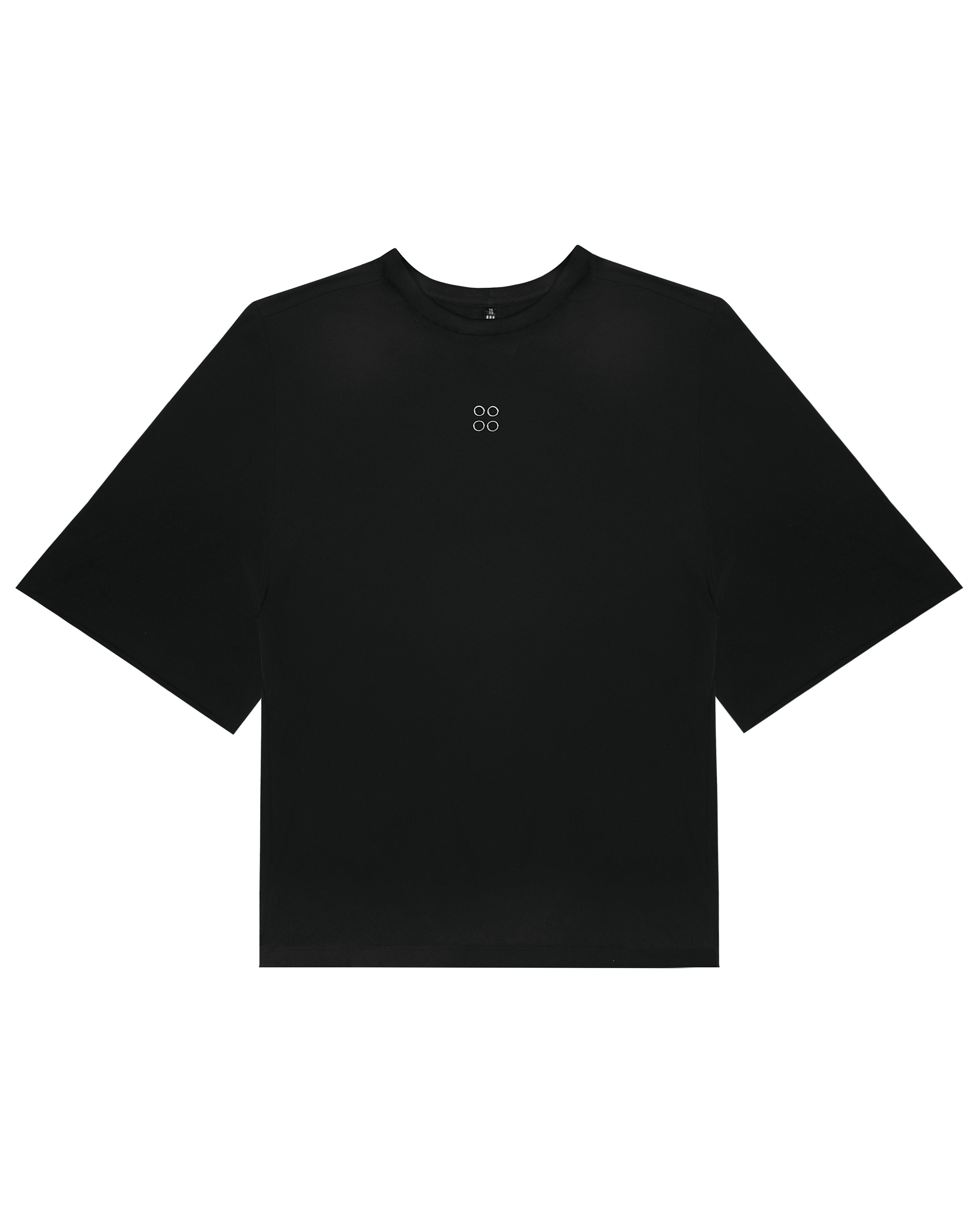 Square t-shirt in black