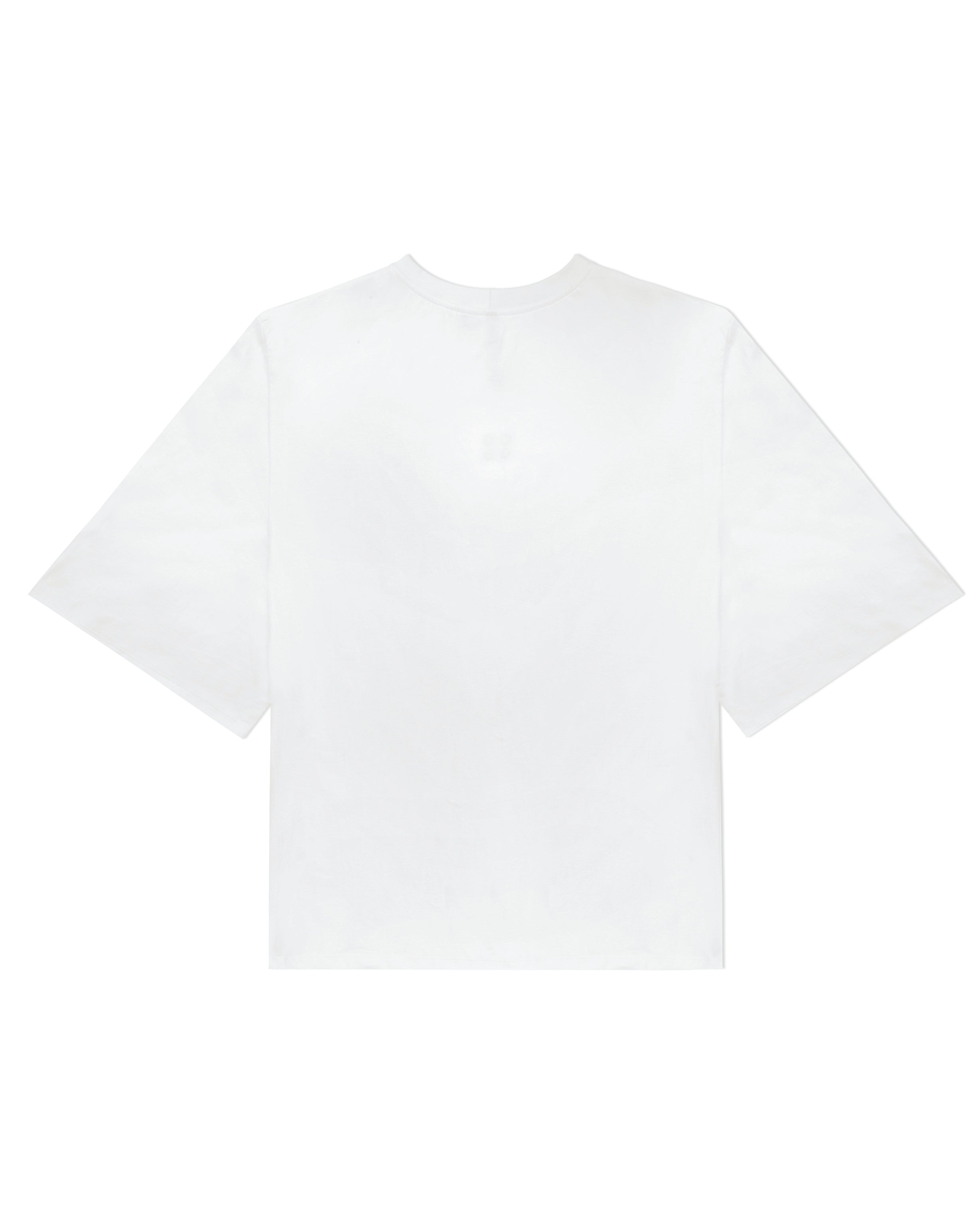 Square t-shirt in white