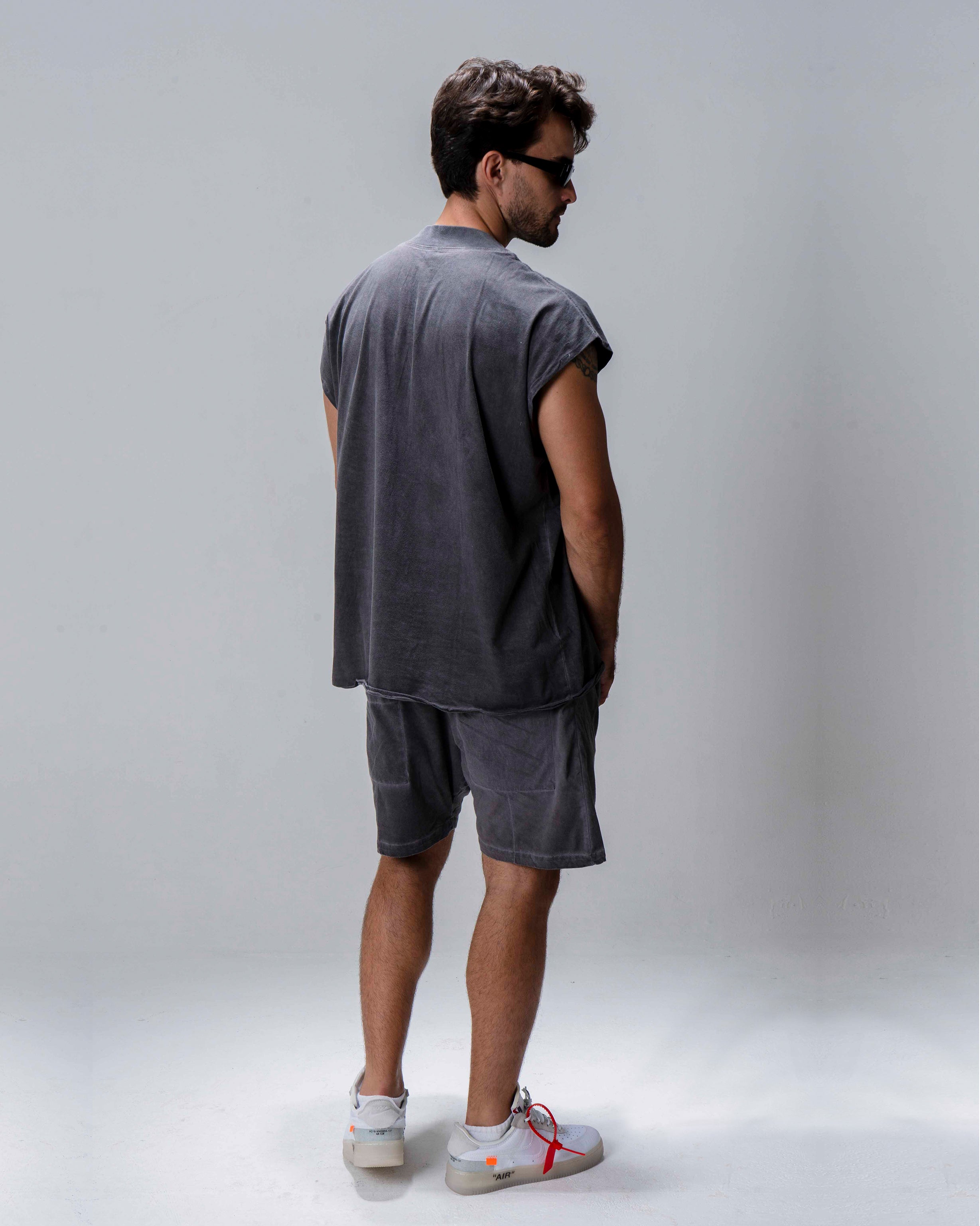 Turtle Neck T-shirt in grey