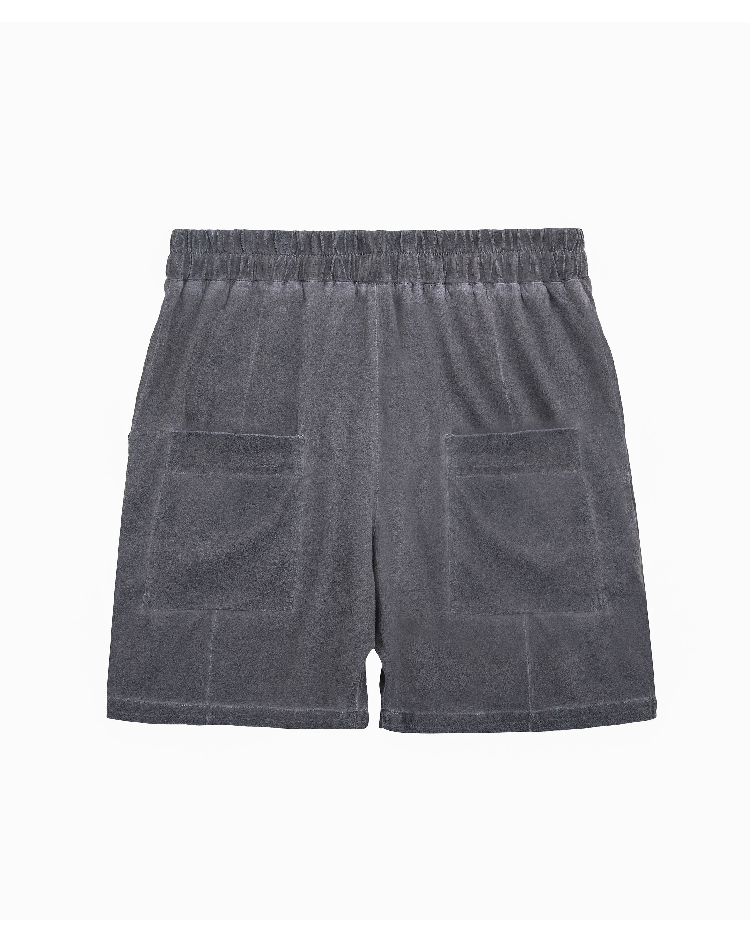 Boxer Shorts With White Drawstring In grey