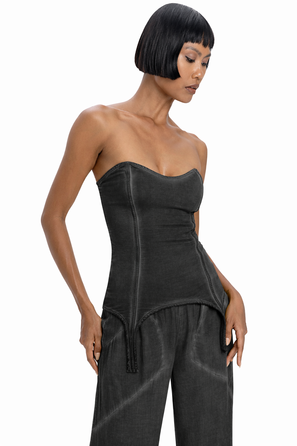 Lycra Top In Black