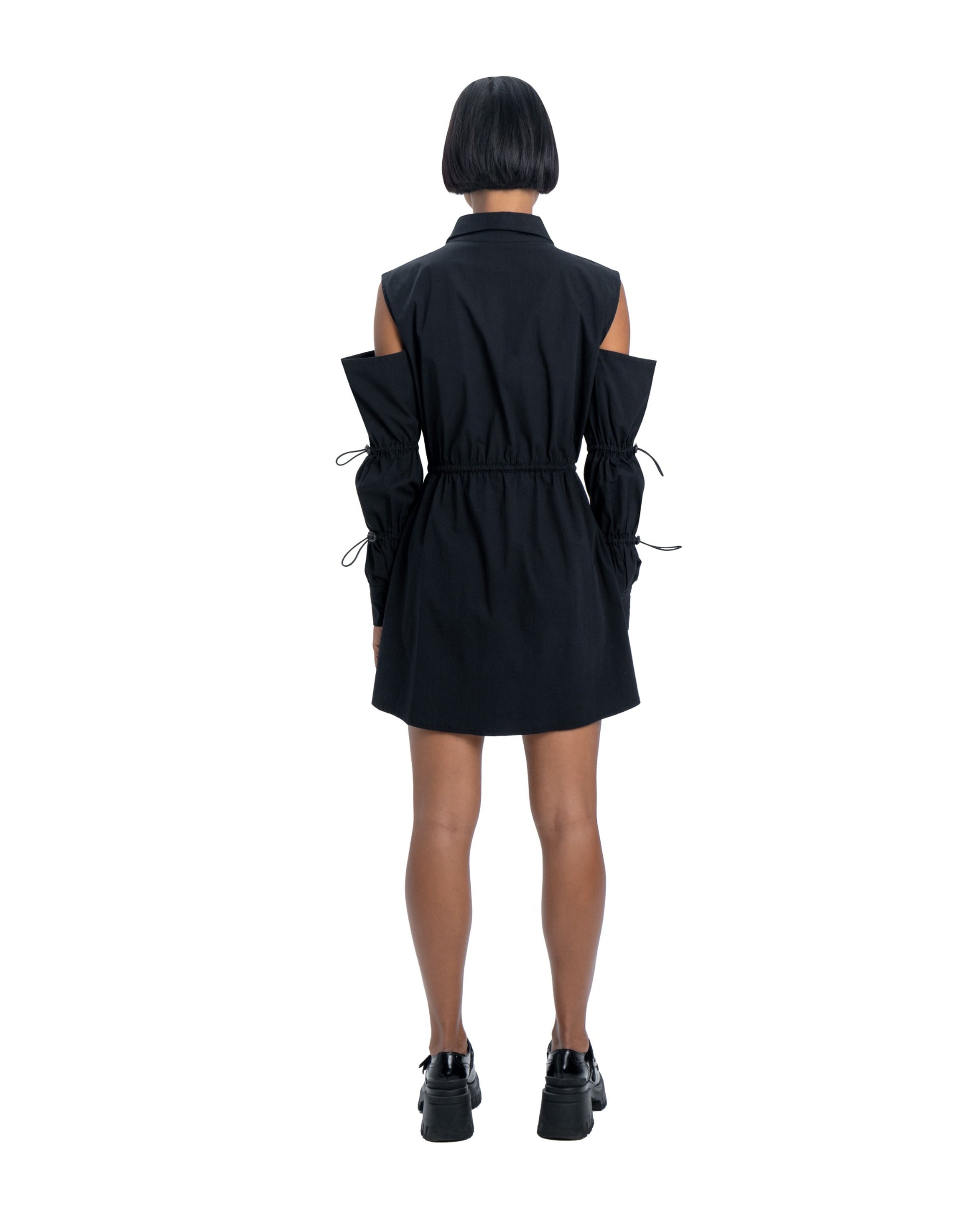 Dress With Stopper In Black