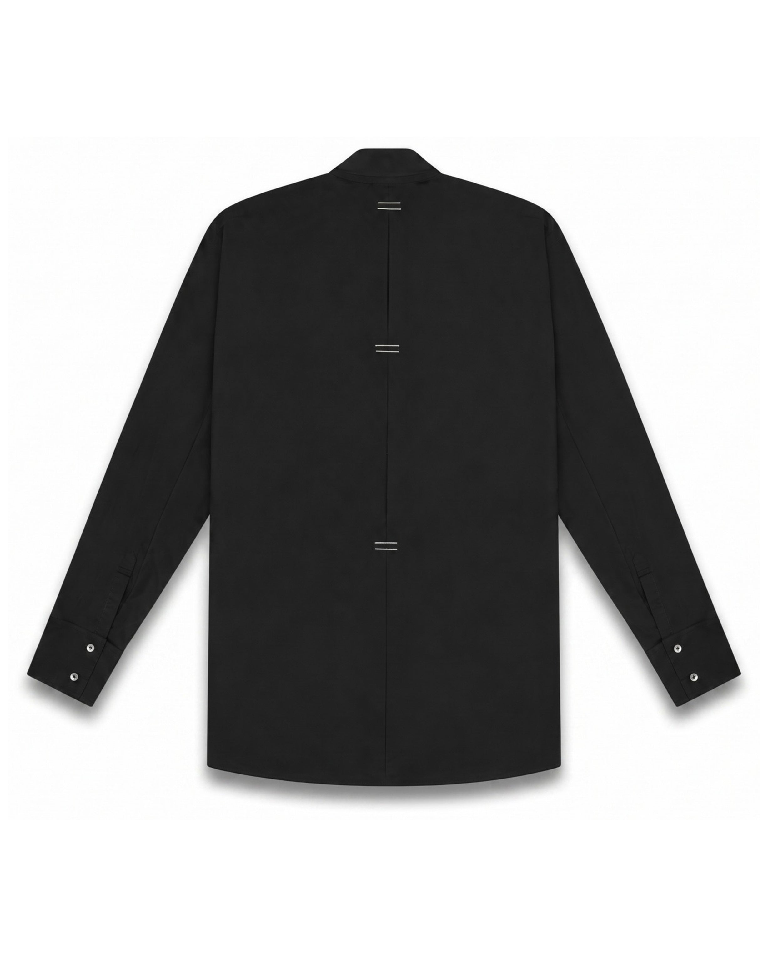 Men japanese shirt in black