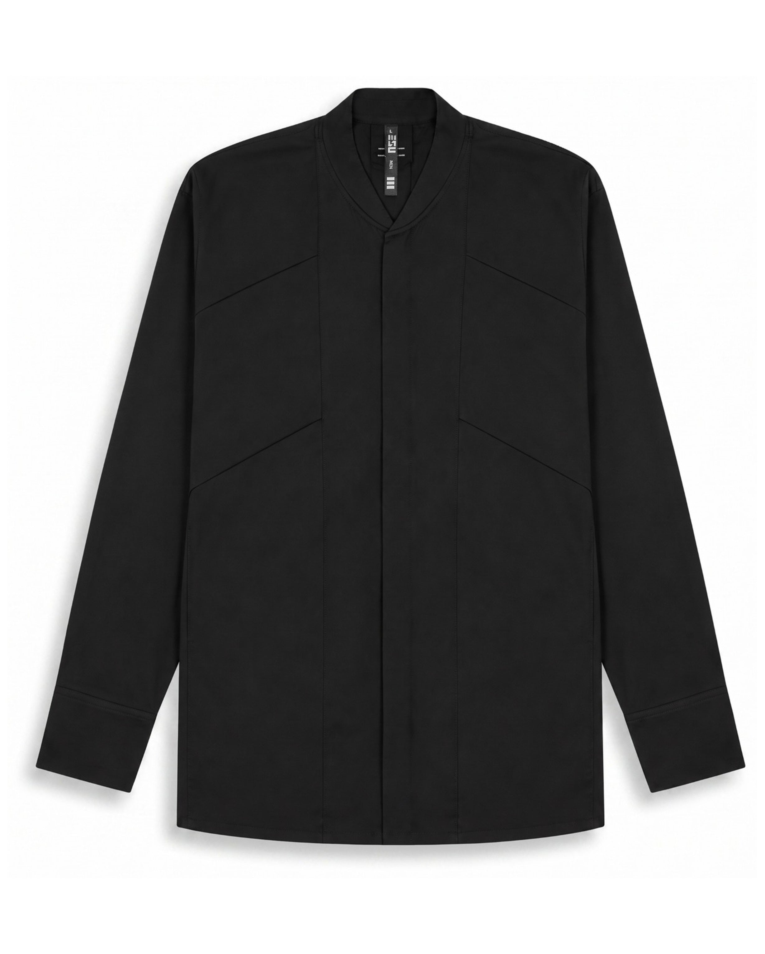 Men japanese shirt in black
