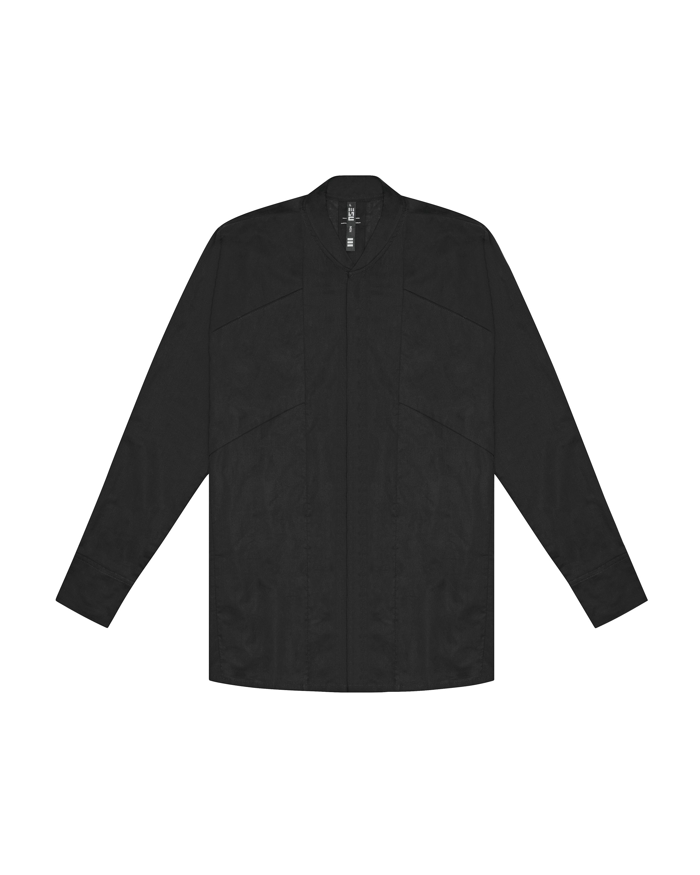 Men japanese shirt in black