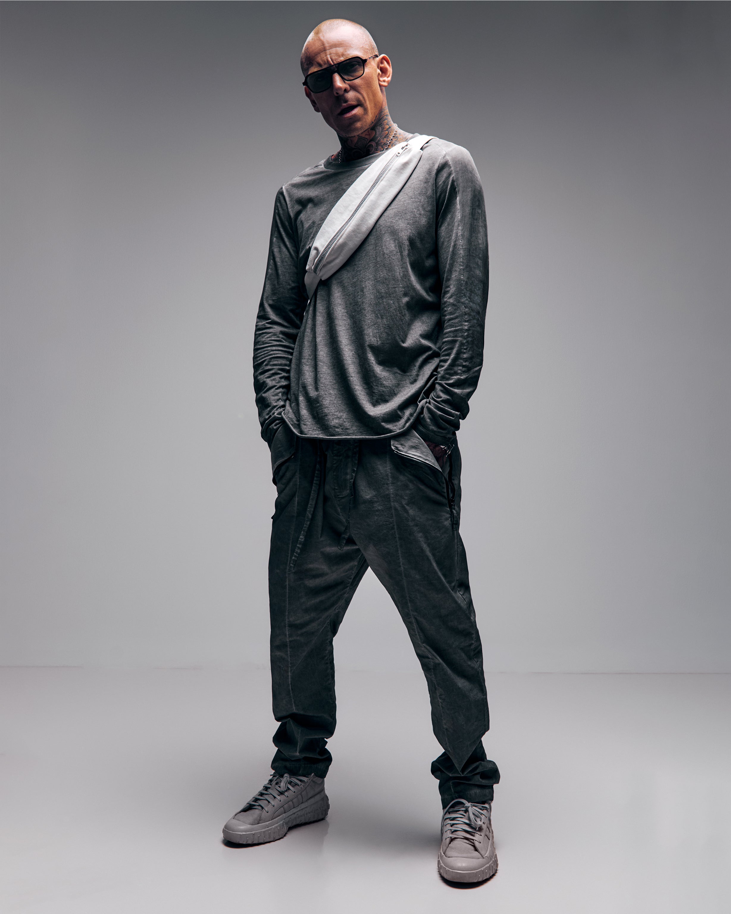 Lyocel long sleeve in grey