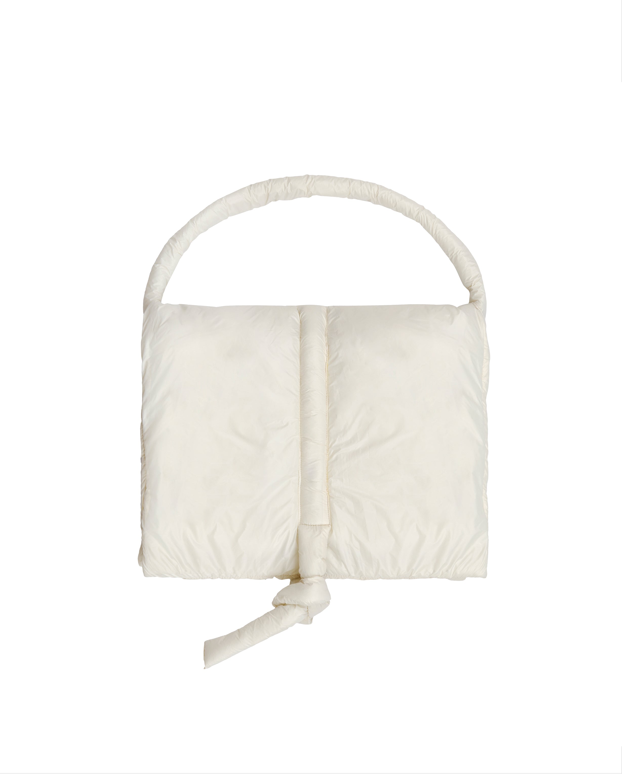 Nylon bag in cream