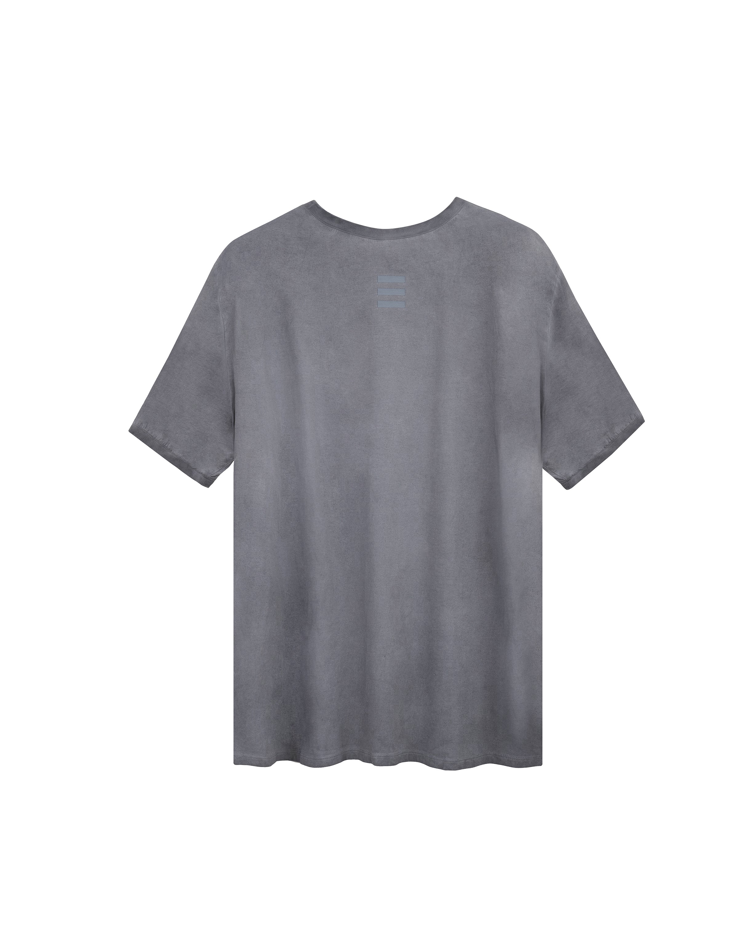 Offset seam T-shirt in grey