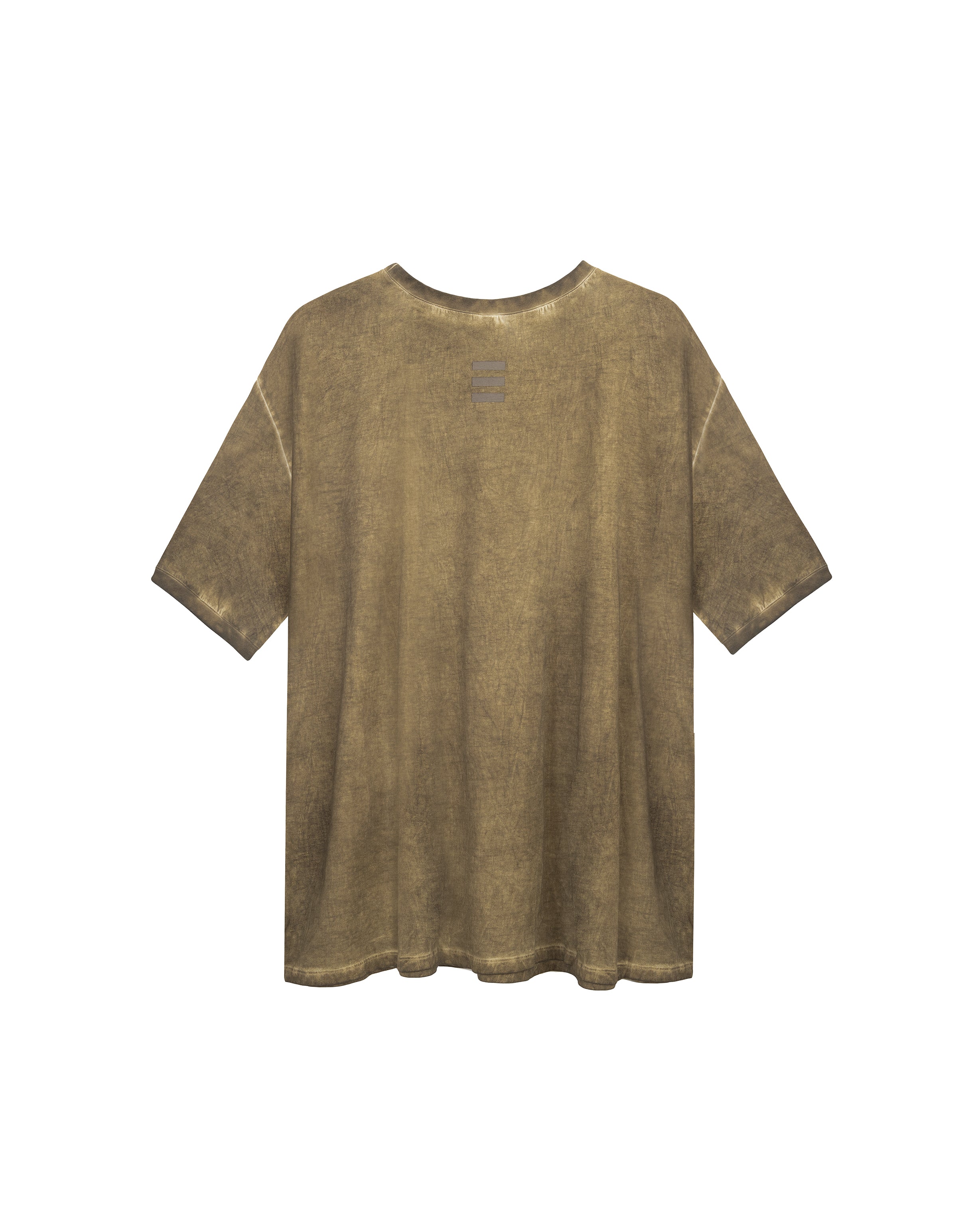Offset seam T-shirt in sand