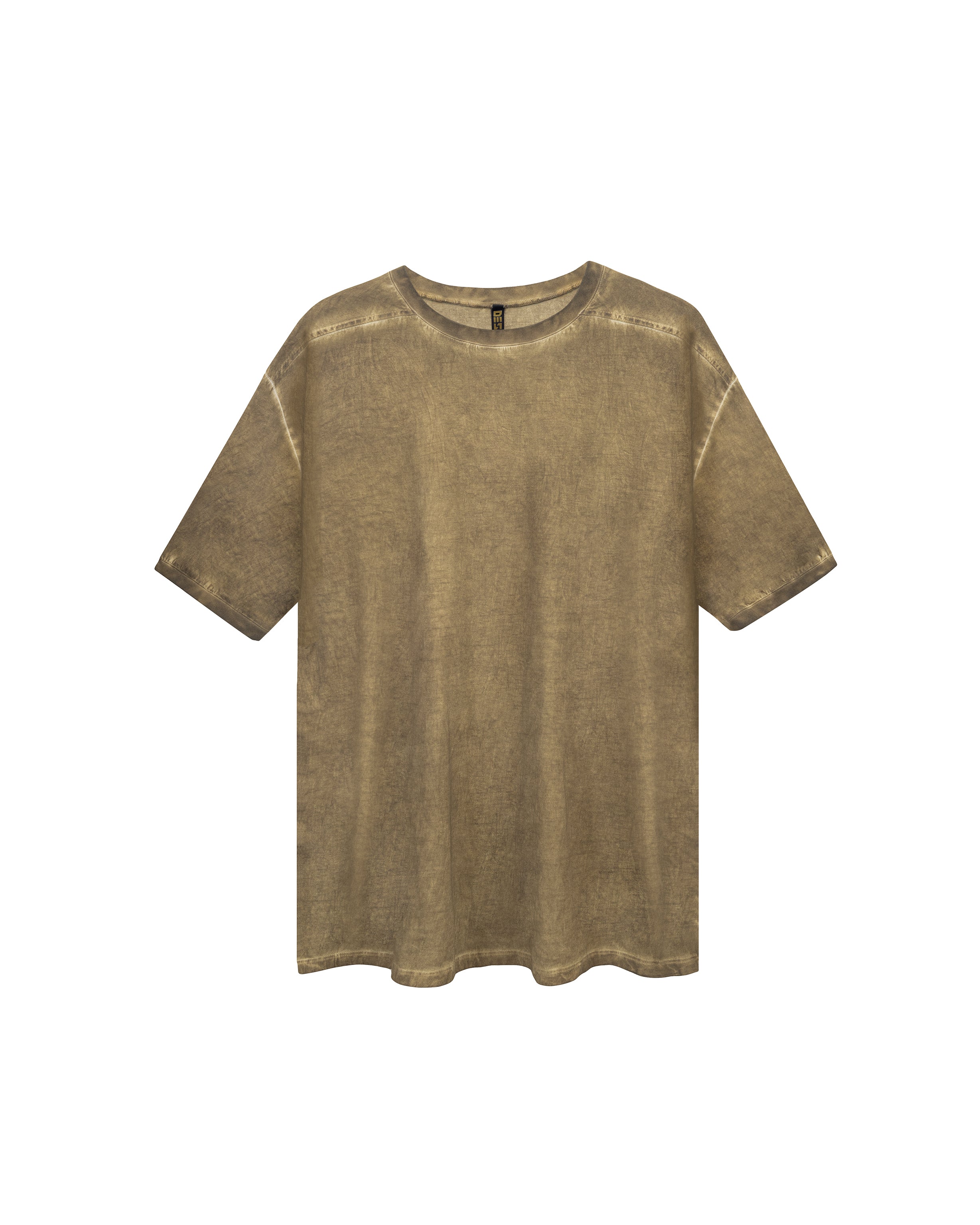 Offset seam T-shirt in sand