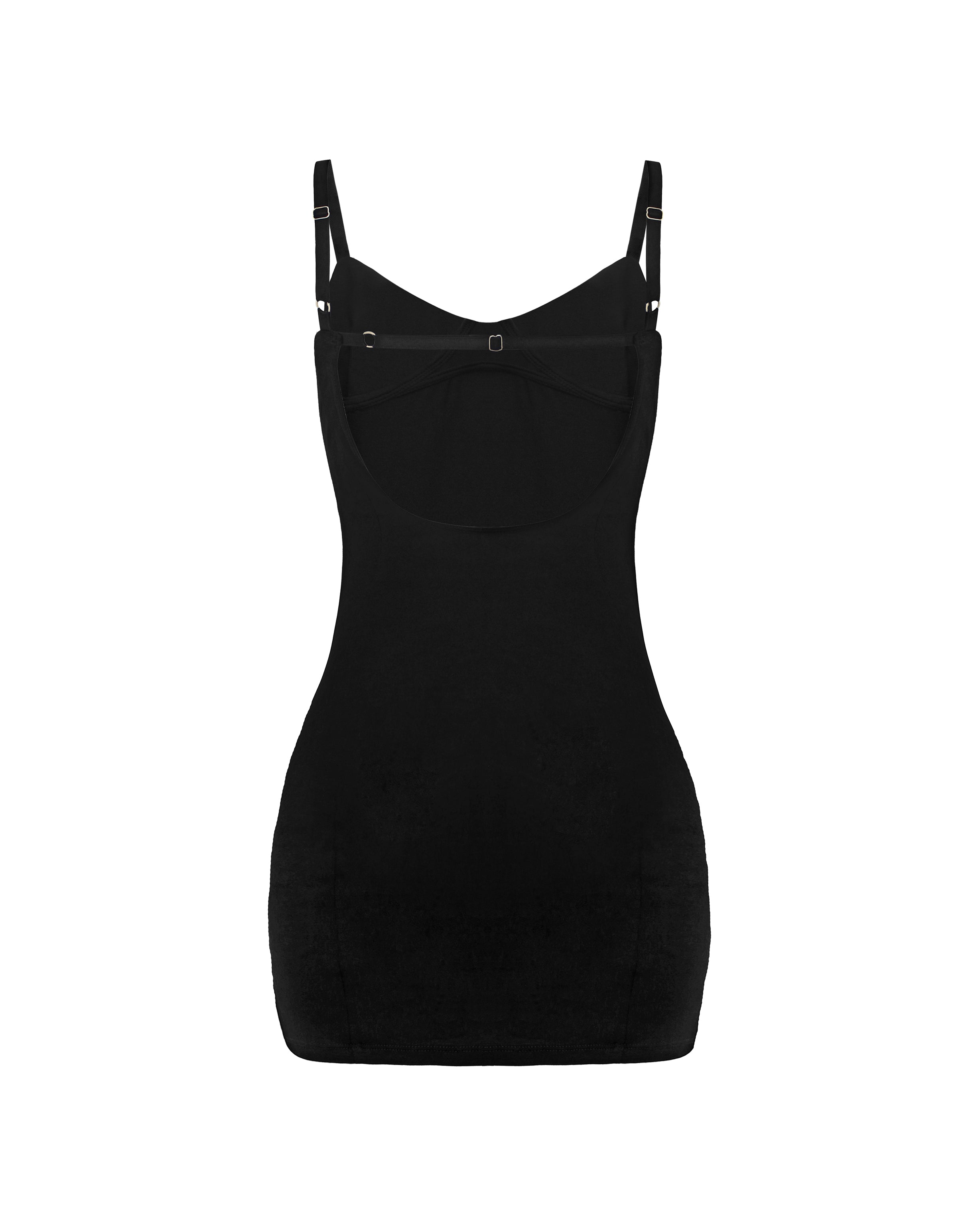 Sculpt mini dress in Black