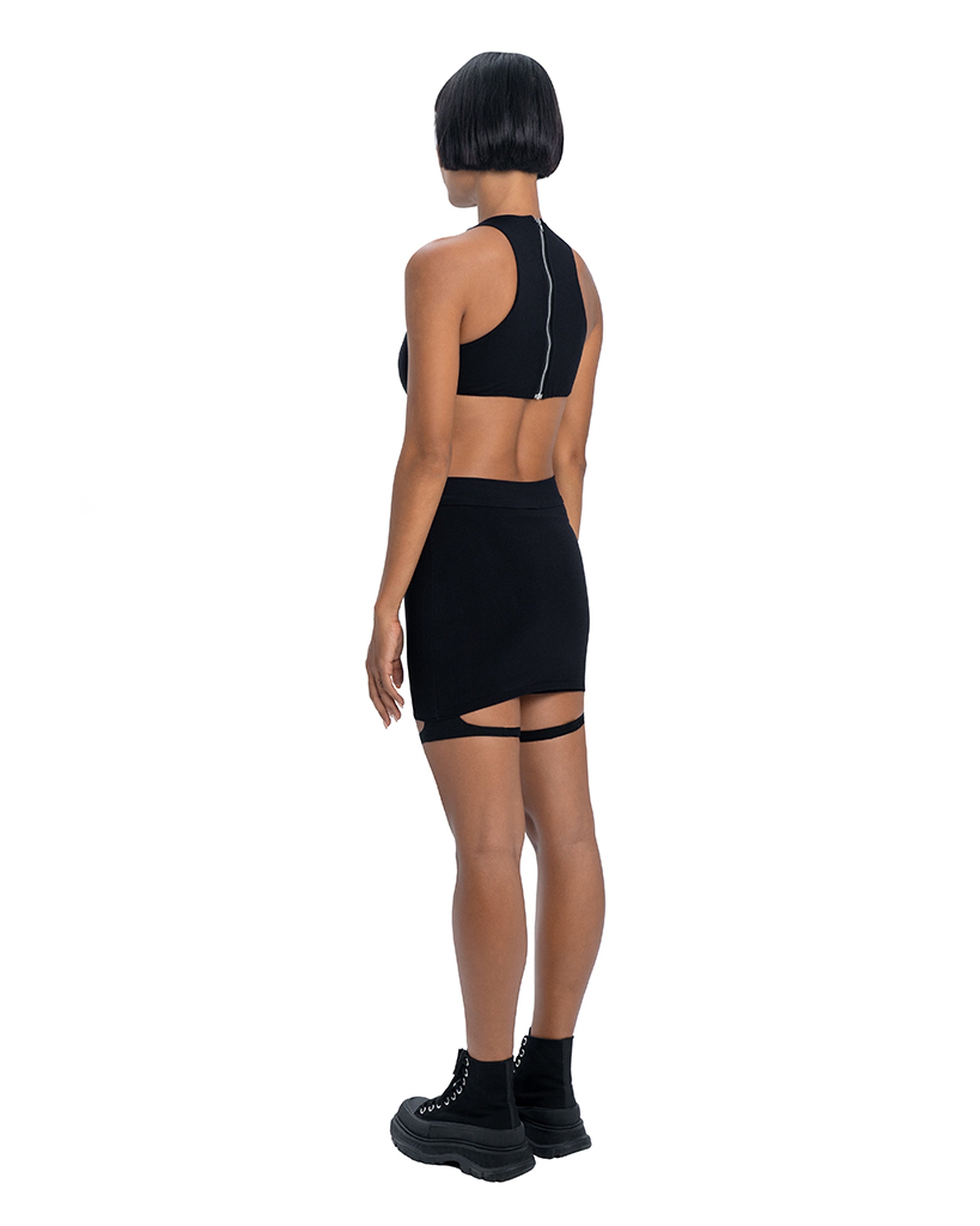 Skirt with straps