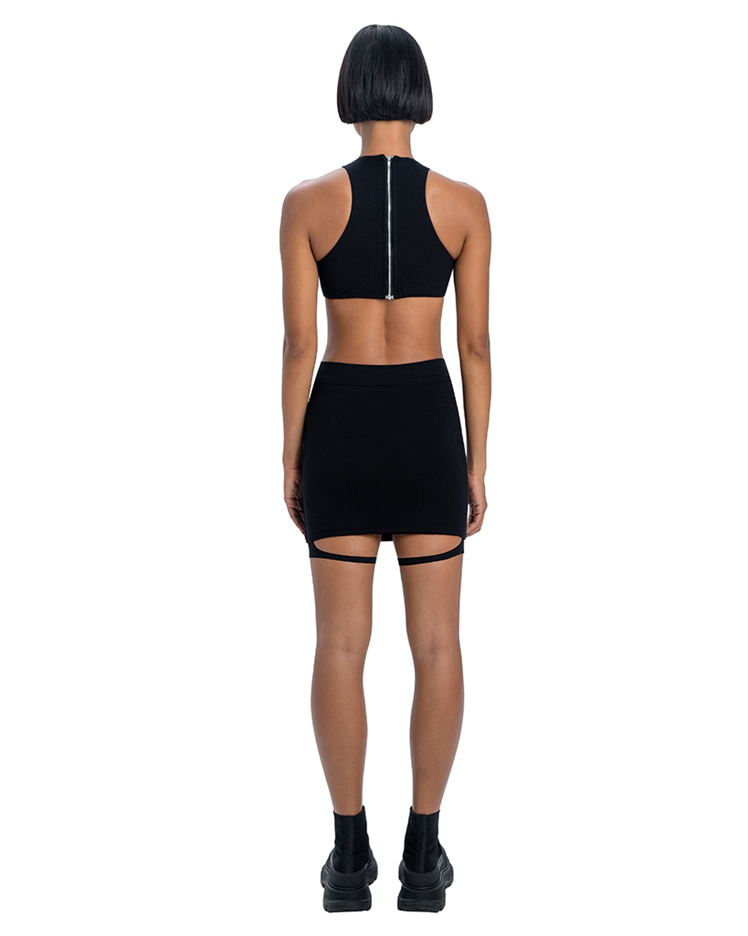 Skirt with straps