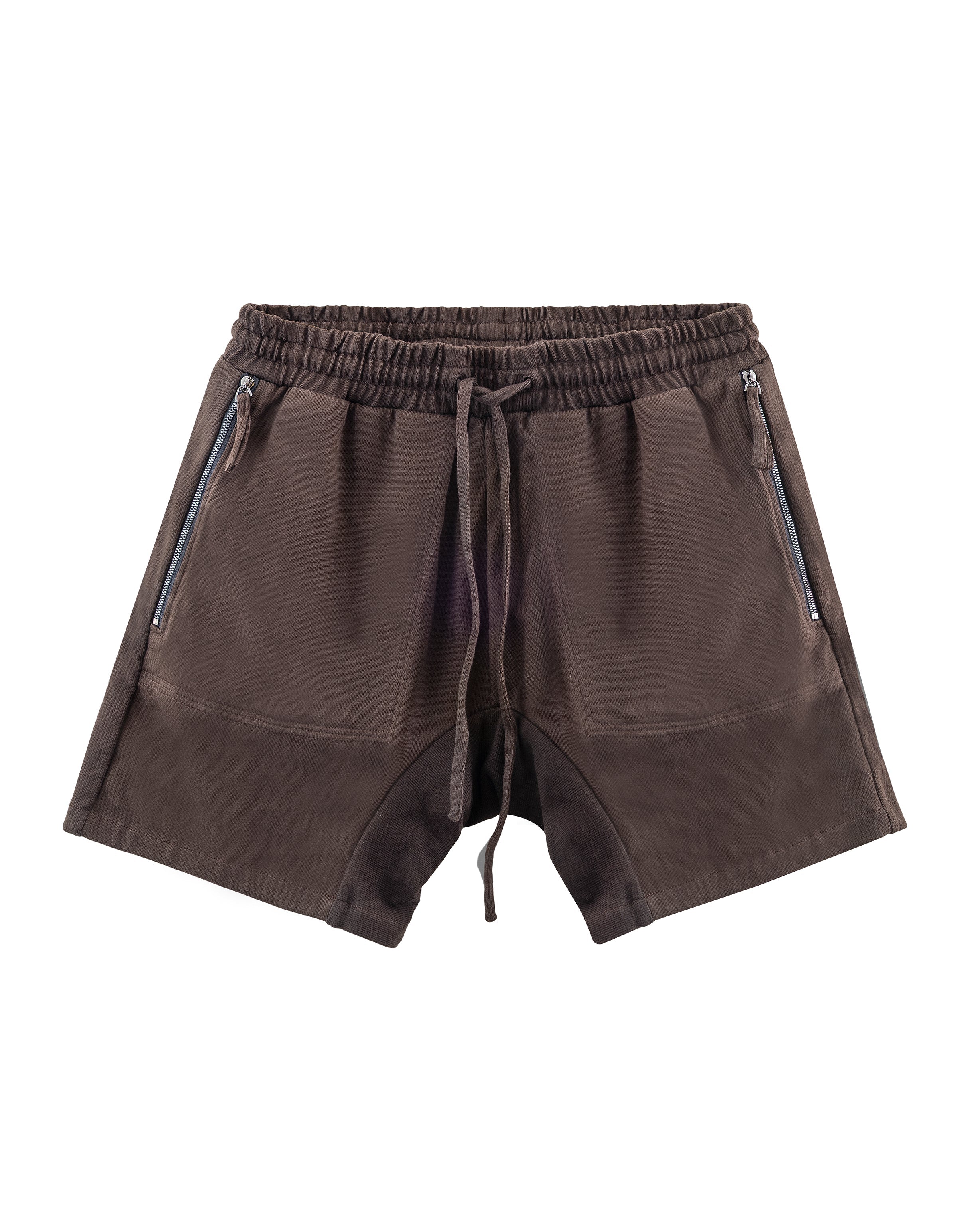 Terry shorts in brown