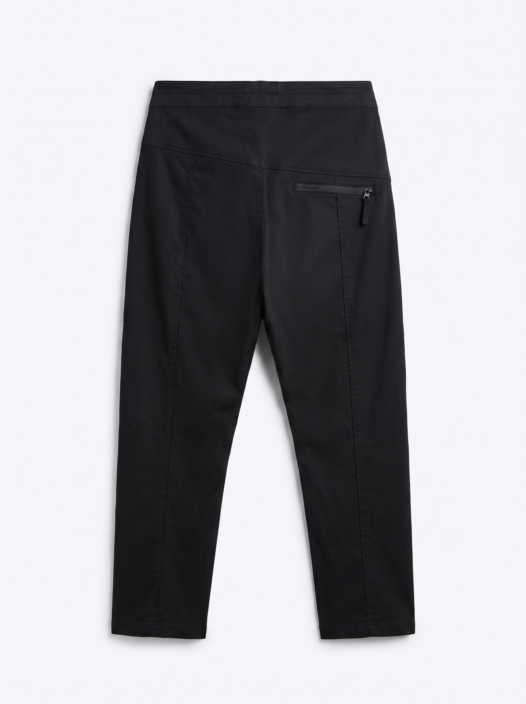 Zipper Pocket Pants in Black