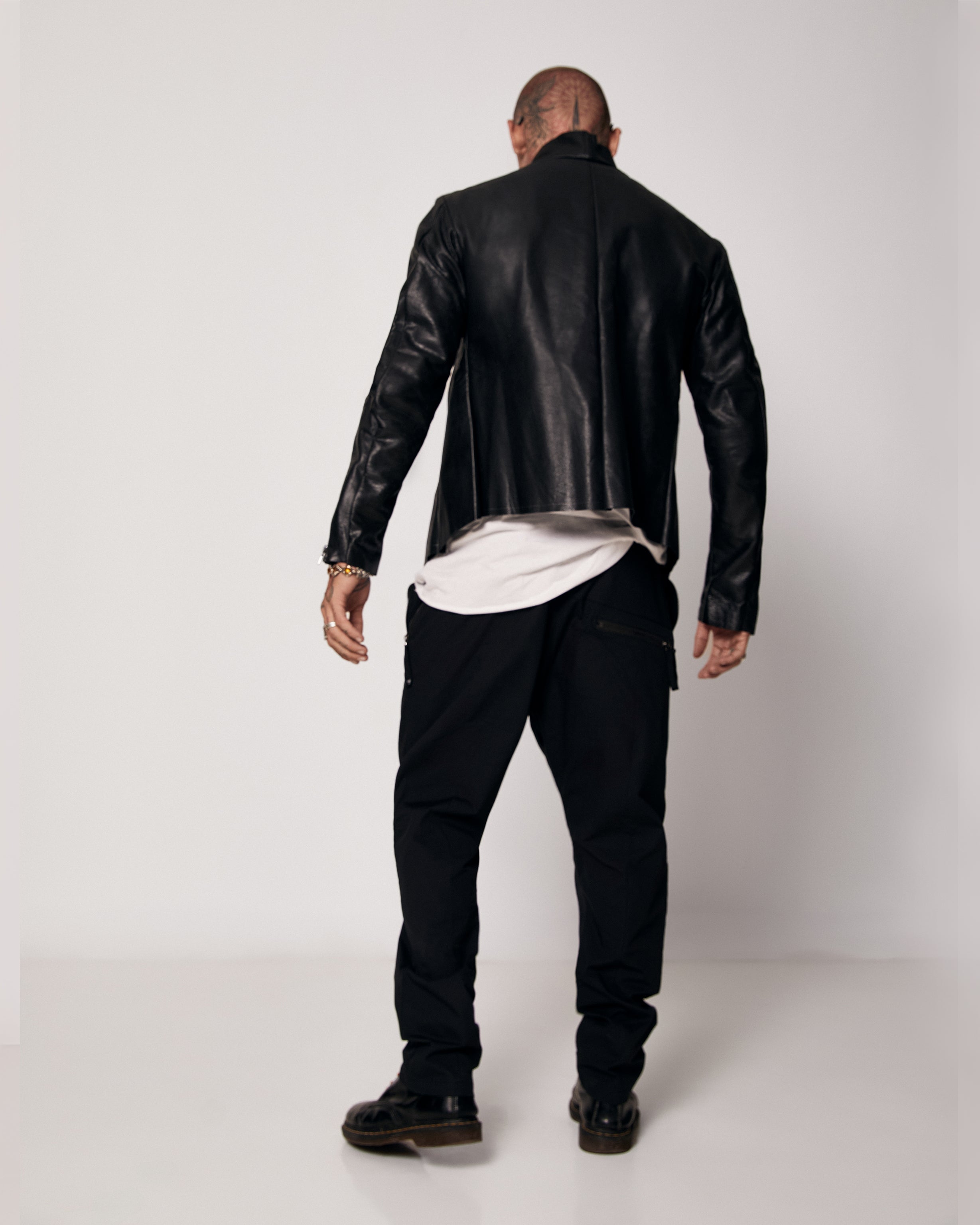 Zipper Pocket Pants in Black