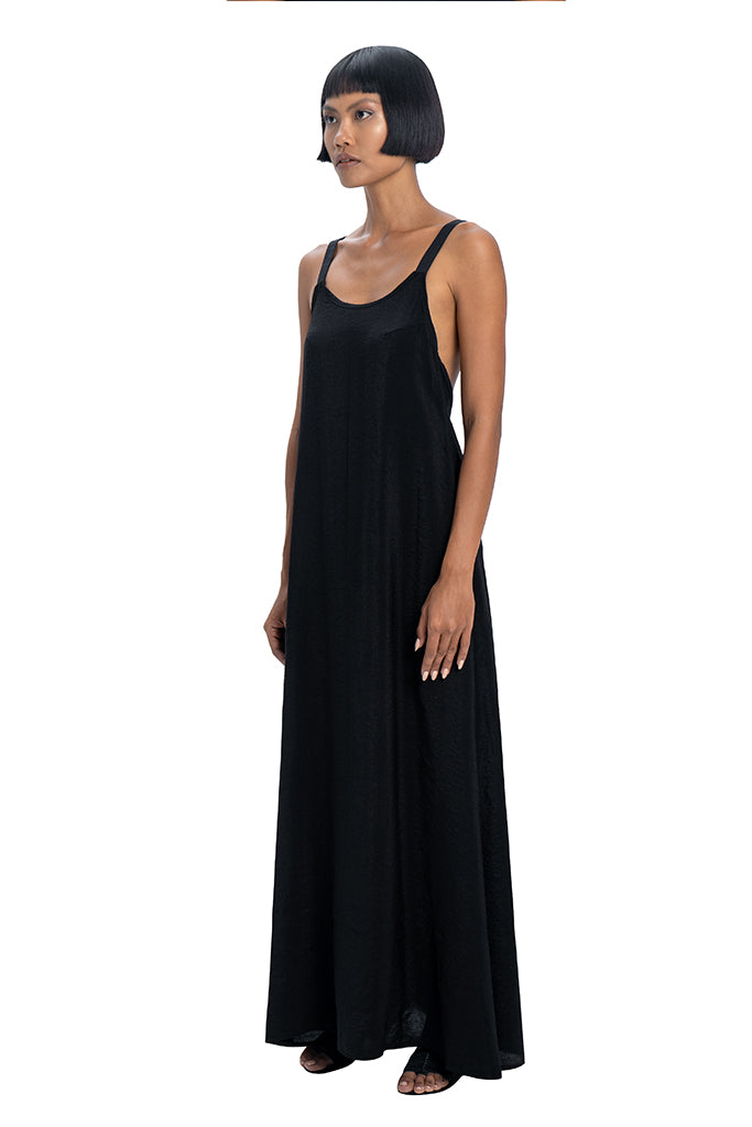 Maxi dress in black - DESU clothing